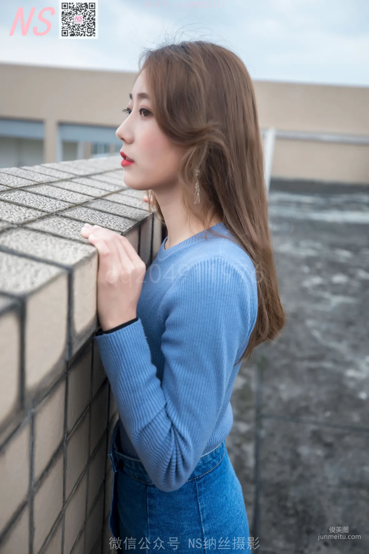 舒怡《女神天台肉色丝袜》 [纳丝摄影] 写真集16