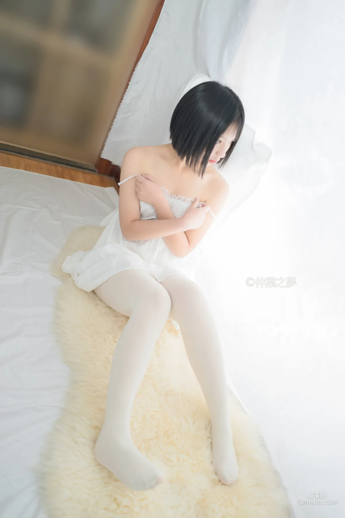 《清纯白吊带裙》 [轻兰映画] Grand.001 写真集64