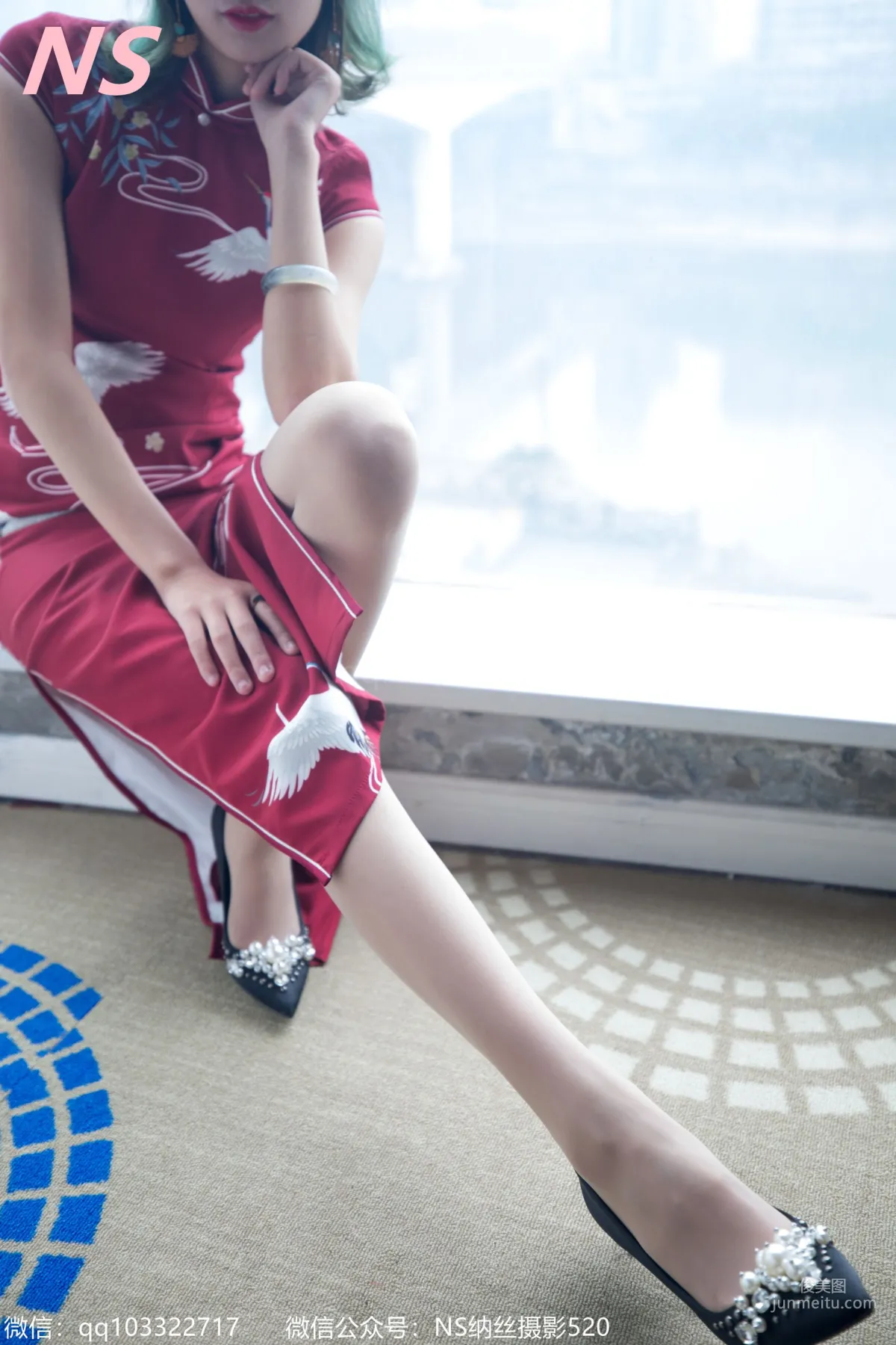 张若若《旗袍丝袜》 [纳丝摄影] 写真集1