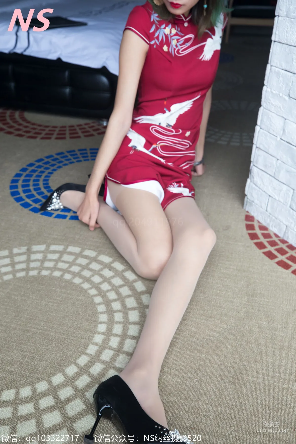 Zhang Ruoruo, Qipao and Stockings [NASI] Photo Set photo 23