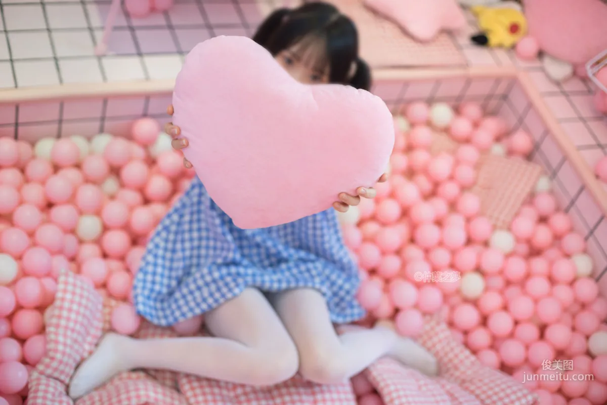 《蓝白格子连衣裙》 [轻兰映画] SPL.010 写真集87