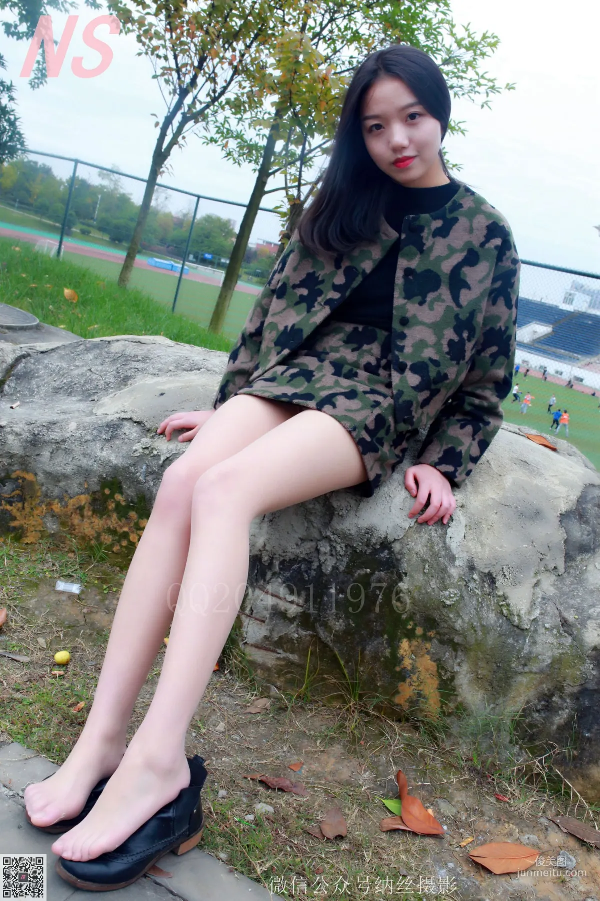 Wei Wei 'Camouflage Girl Outdoor Silk Stockings' [NASI] NO.095 Photo Set photo 29