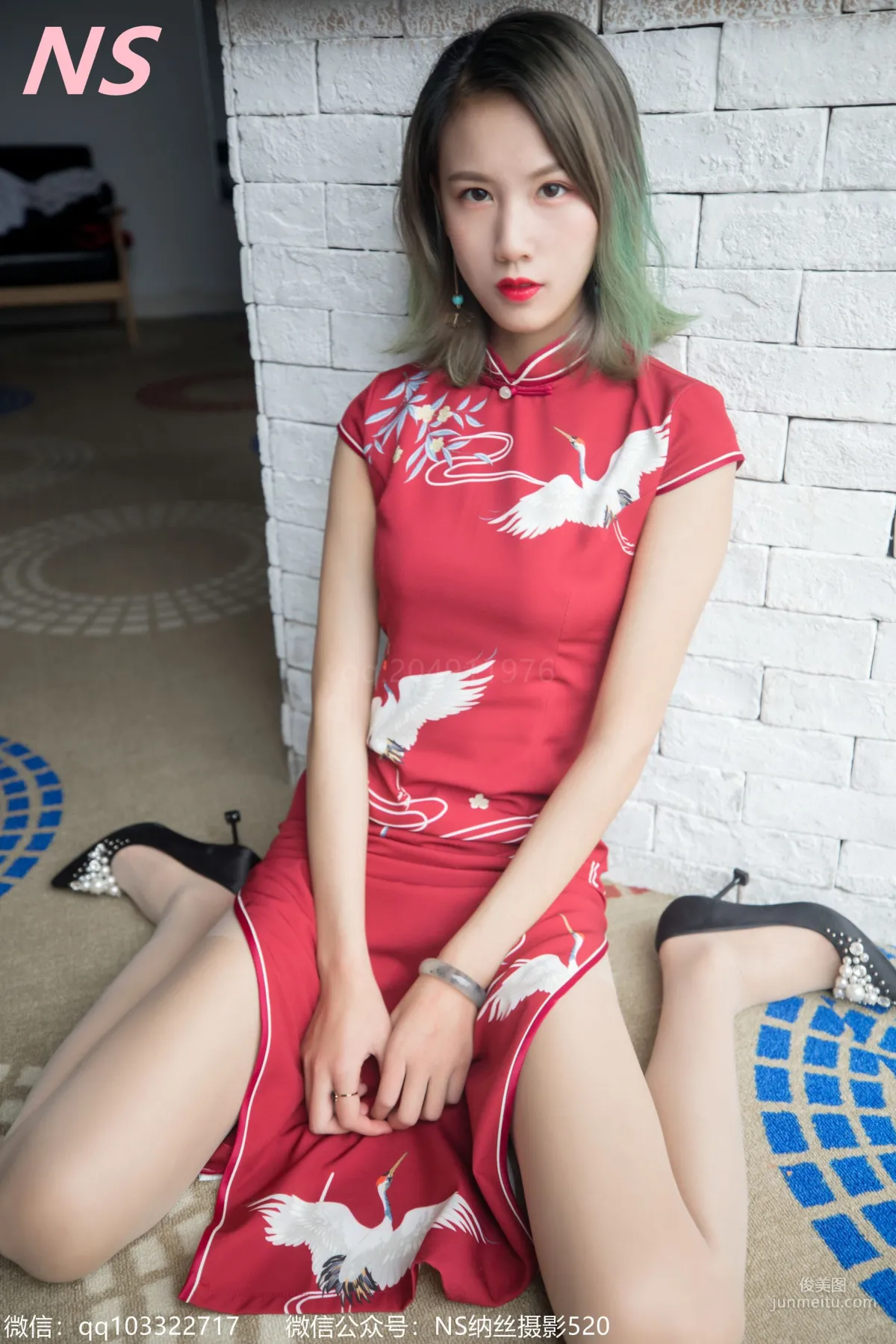 Zhang Ruoruo, Qipao and Stockings [NASI] Photo Set photo 6