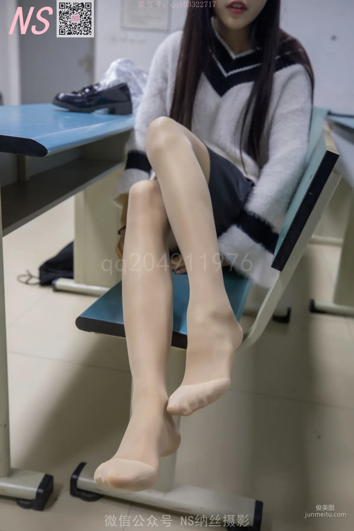 雨佳《丝袜学记》 [纳丝摄影] 写真集47