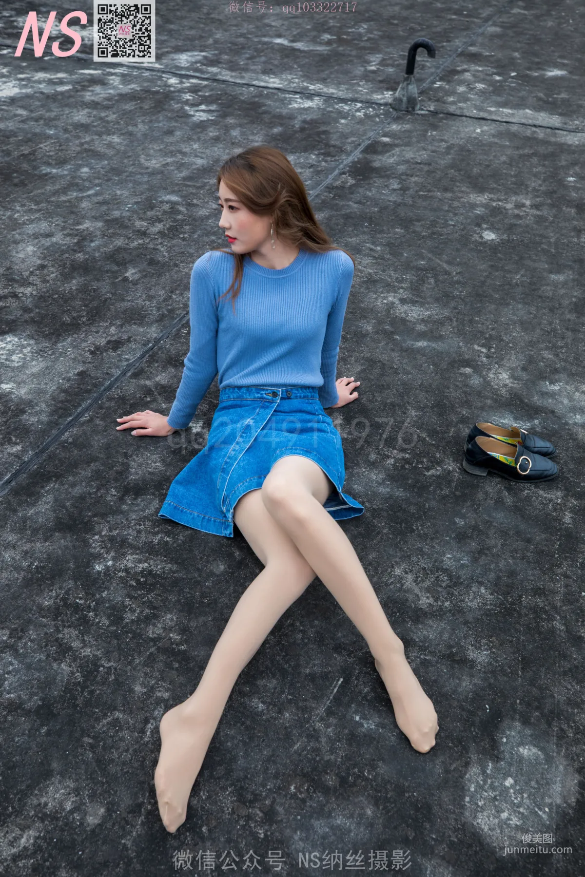舒怡《女神天台肉色丝袜》 [纳丝摄影] 写真集70