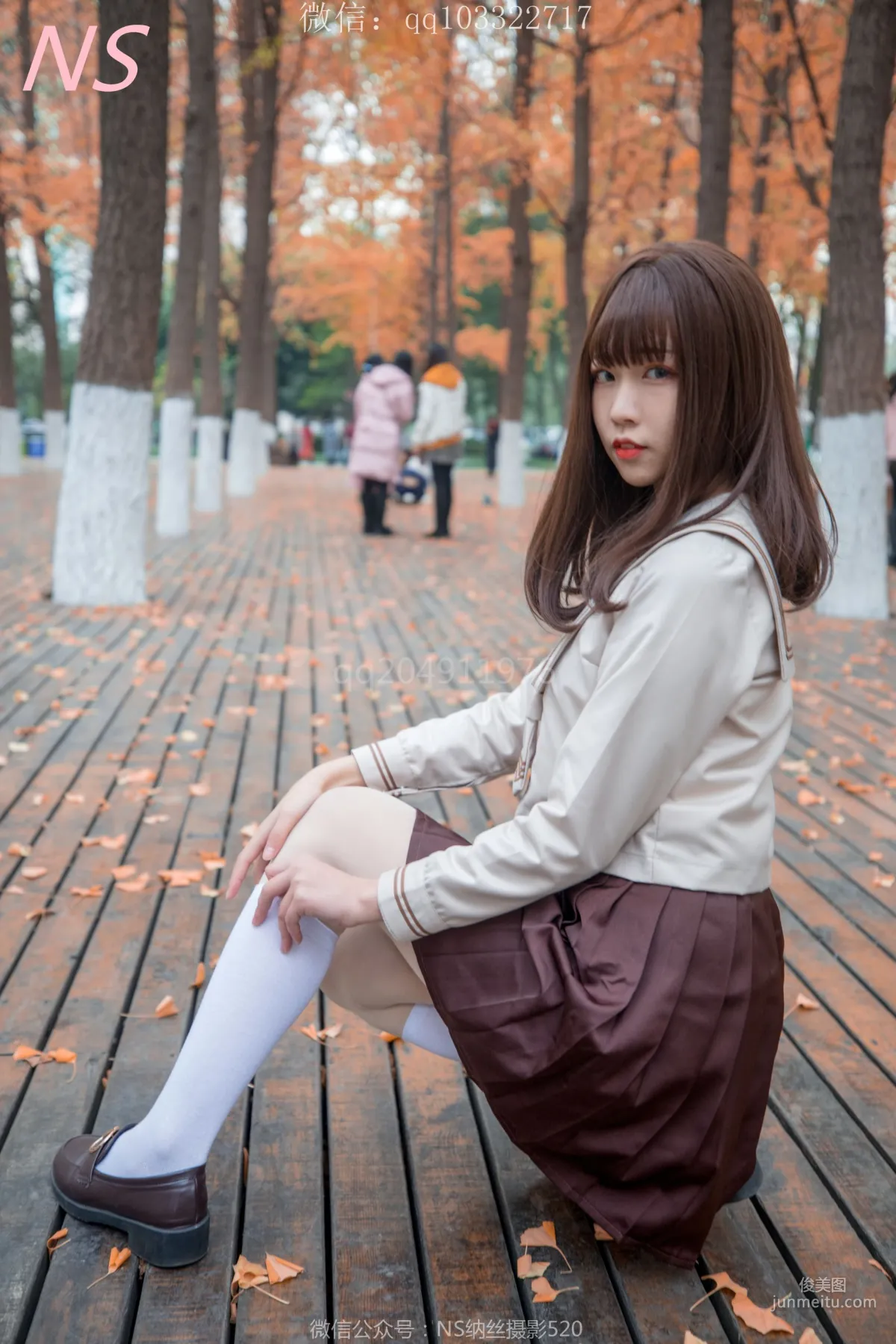 枫之少女《白丝肉丝萌萌哒的枫》 [纳丝摄影] 写真集12