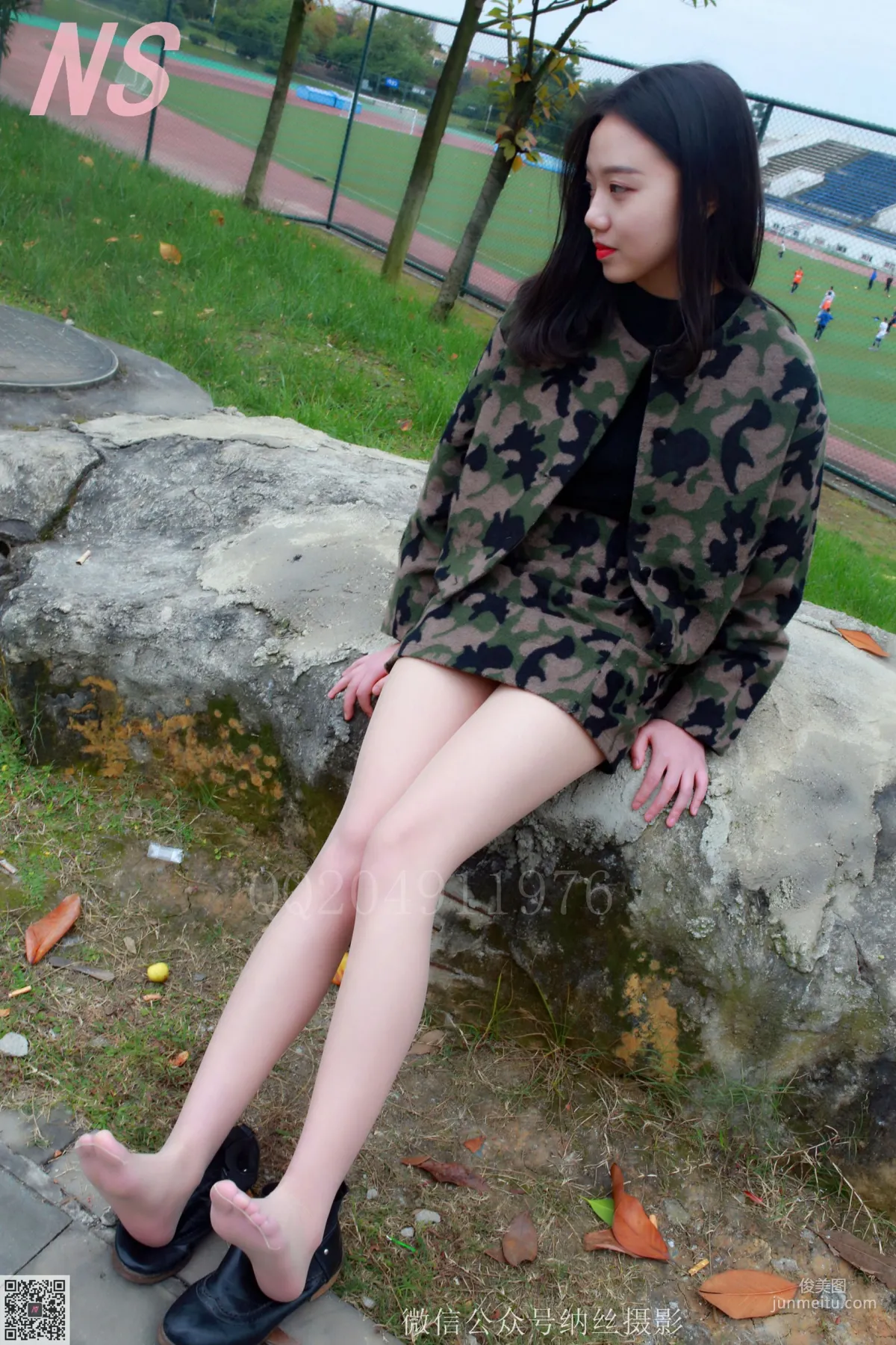 Wei Wei 'Camouflage Girl Outdoor Silk Stockings' [NASI] NO.095 Photo Set photo 39