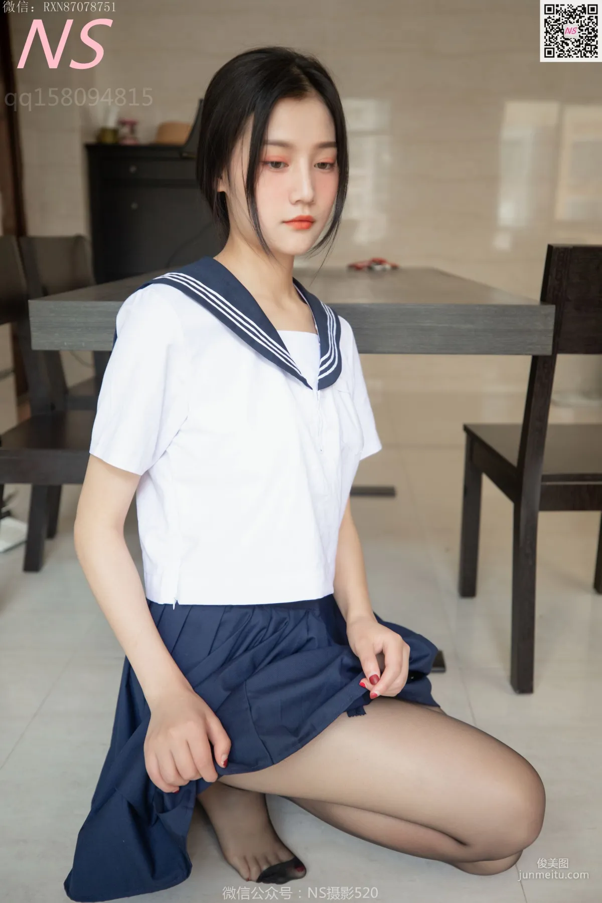 子涵《黑色丝袜的家居生活》 [纳丝摄影] 写真集12