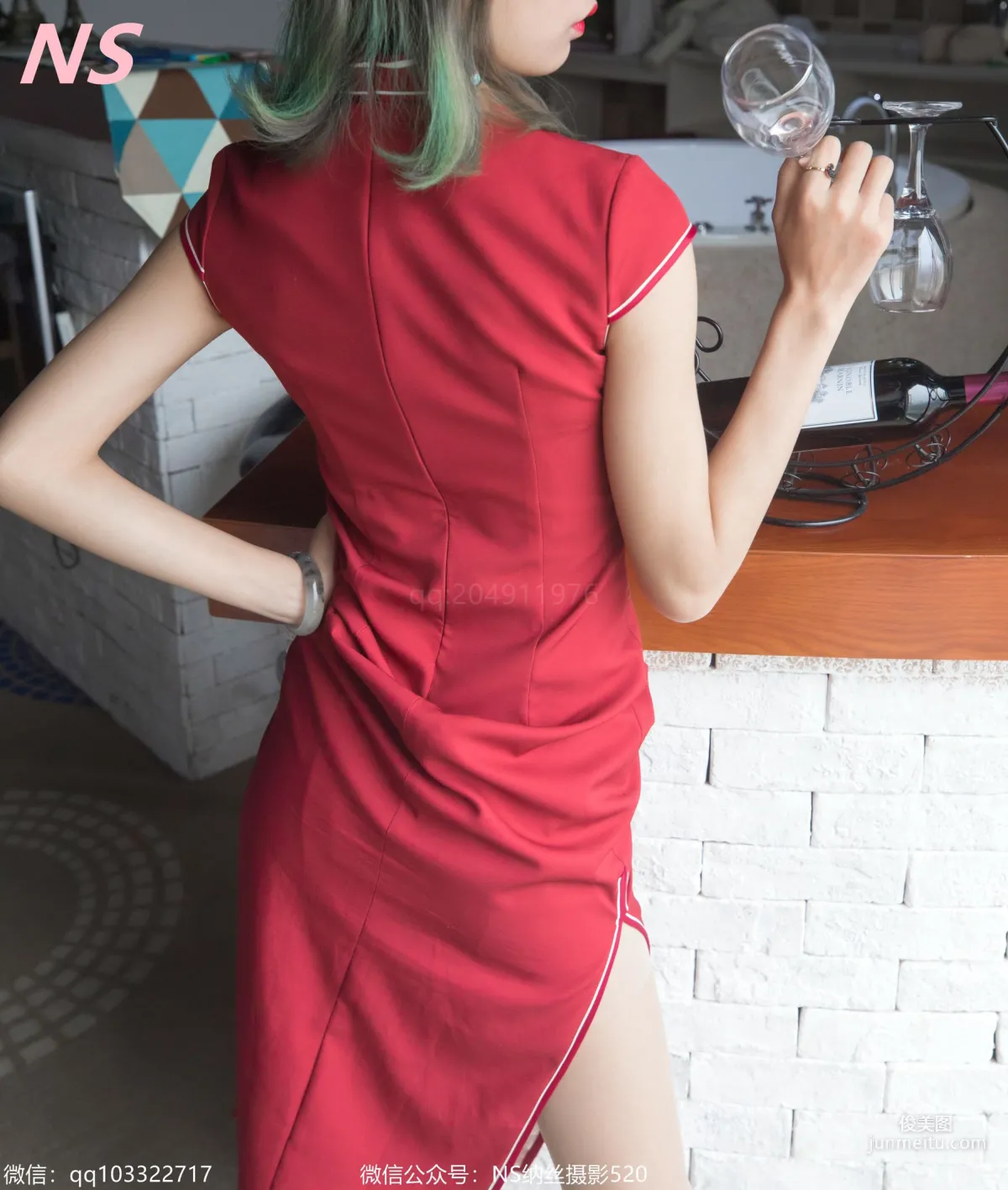 Zhang Ruoruo, Qipao and Stockings [NASI] Photo Set photo 41