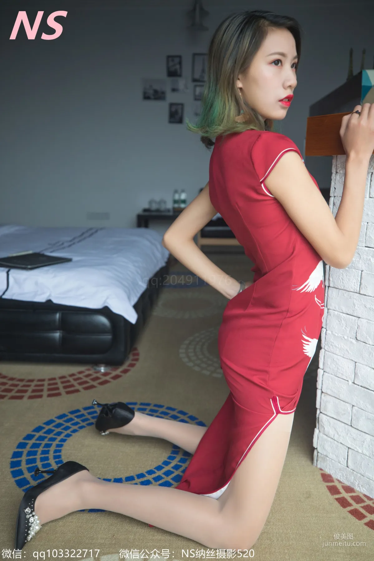 Zhang Ruoruo, Qipao and Stockings [NASI] Photo Set photo 18