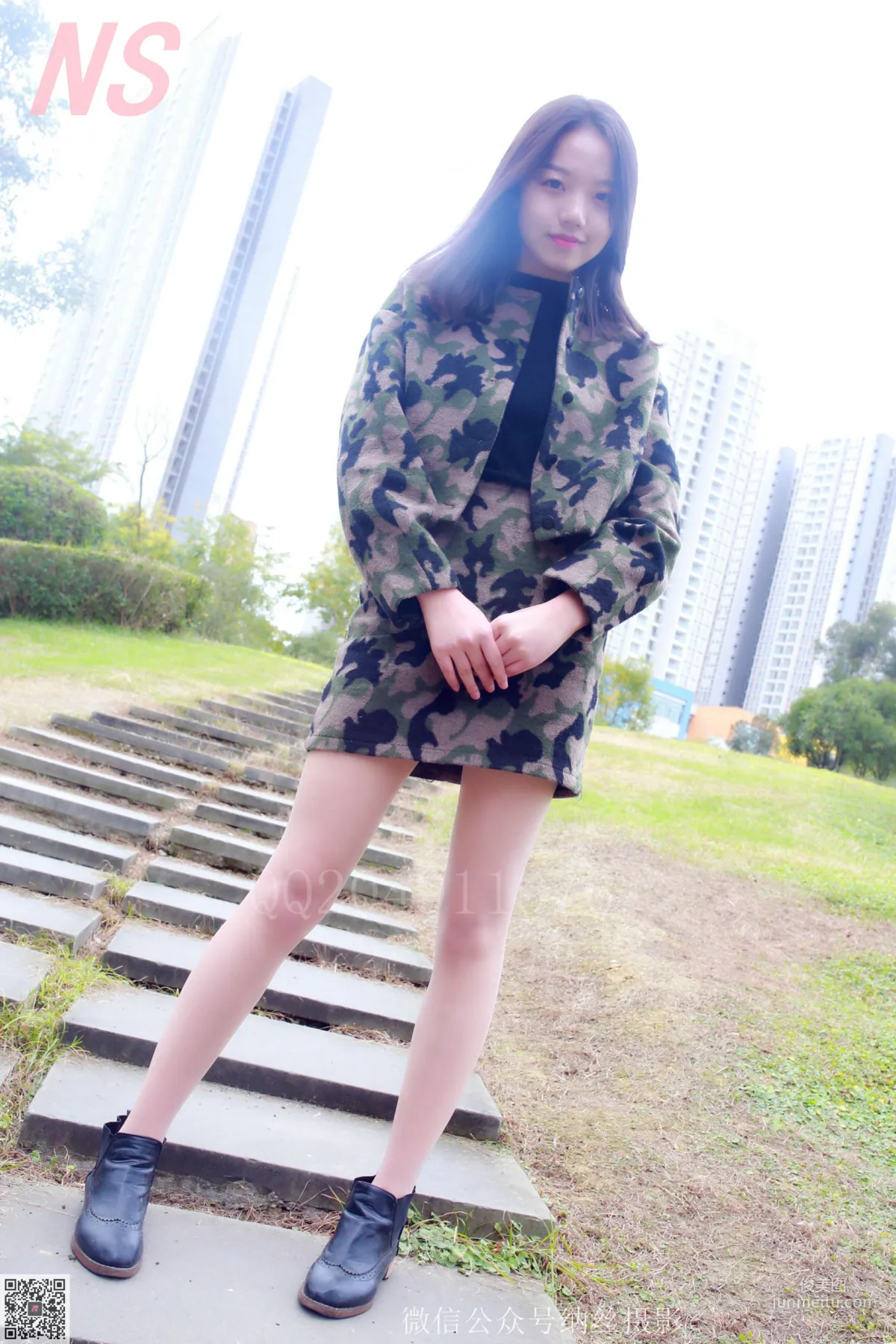 Wei Wei 'Camouflage Girl Outdoor Silk Stockings' [NASI] NO.095 Photo Set photo 16