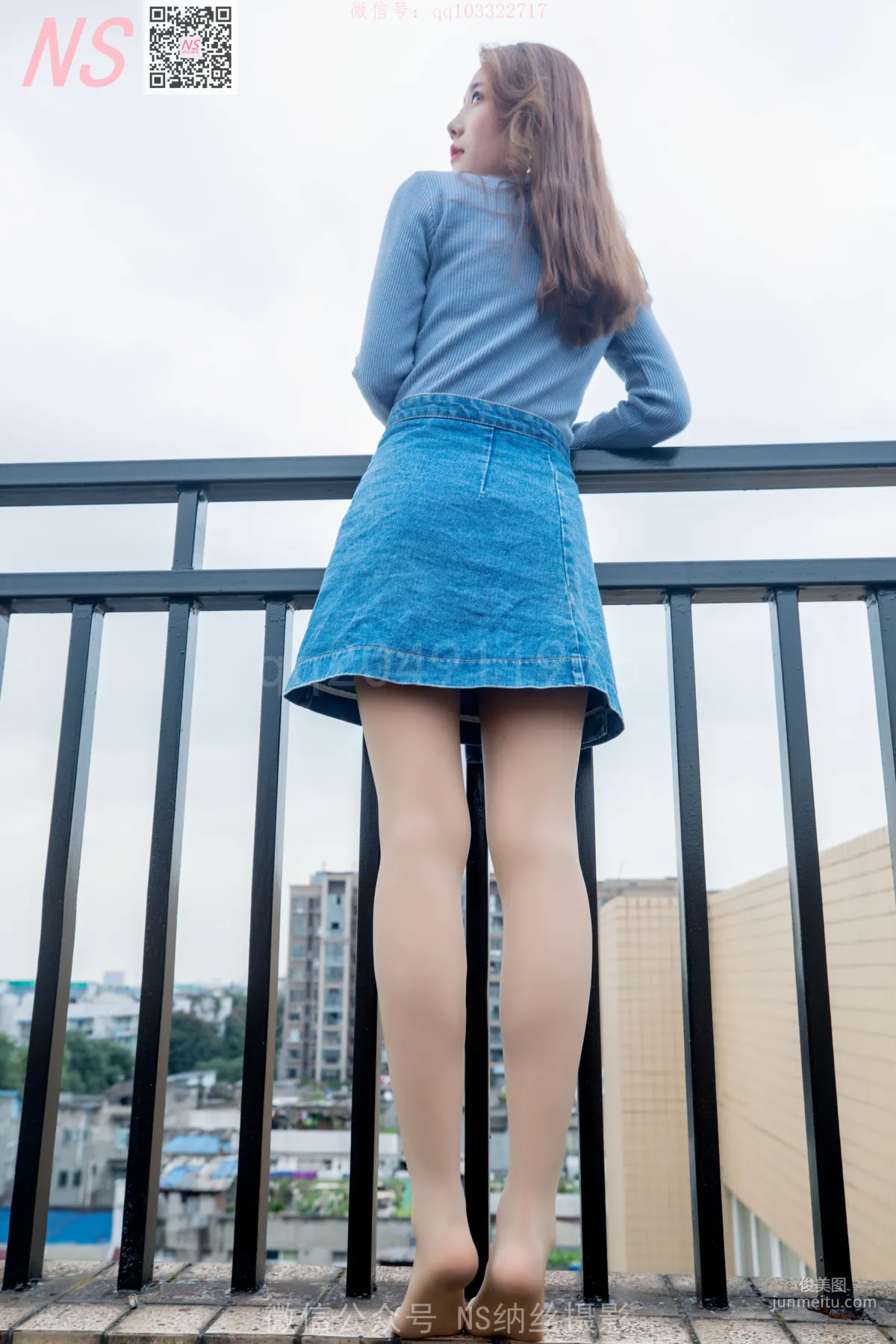 舒怡《女神天台肉色丝袜》 [纳丝摄影] 写真集87