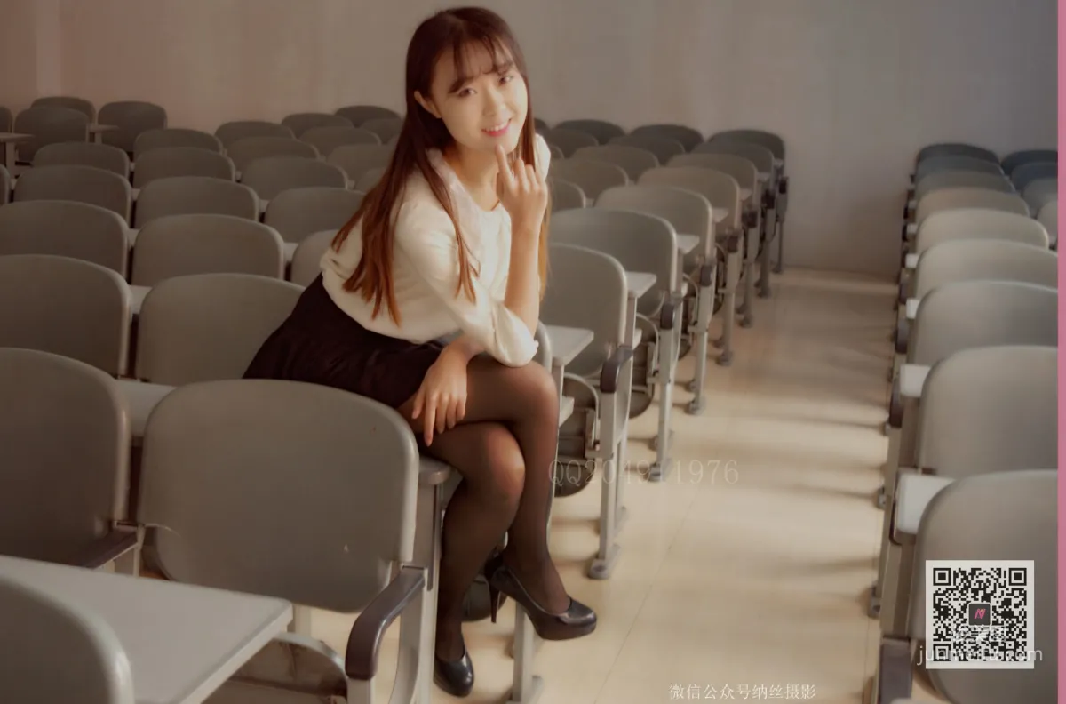 Wu Xueer, Pure Girl Classroom Black Stockings [NASI] NO.021 Photo Set photo 3