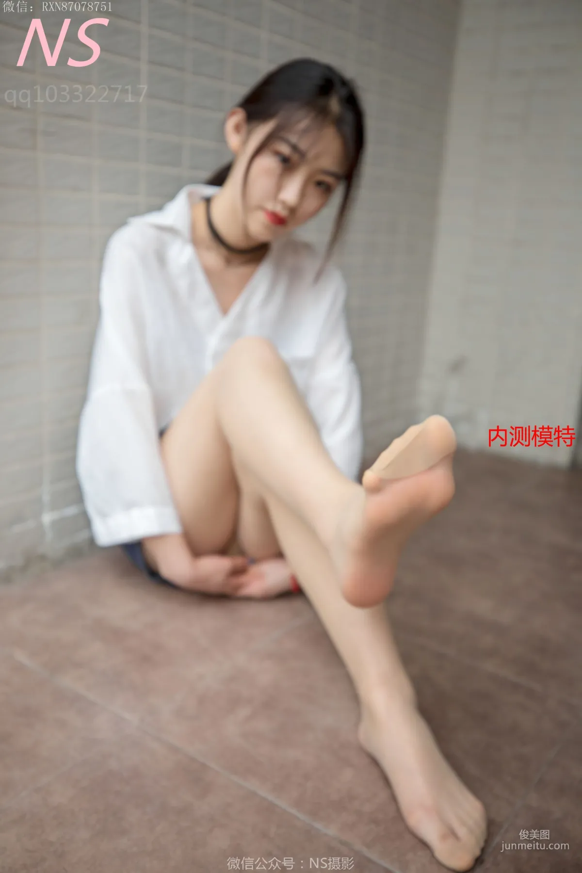 小狐狸《純純女孩居家肉絲》 [納絲攝影] 寫真集 46