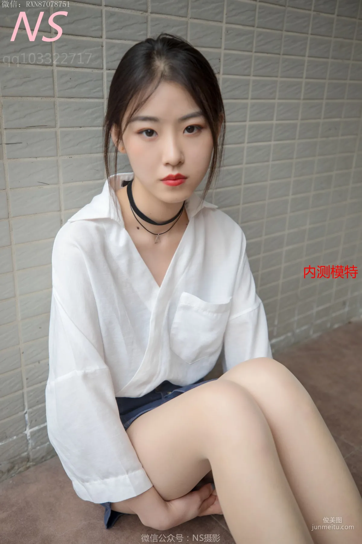 小狐狸《纯纯女孩居家肉丝》 [纳丝摄影] 写真集66