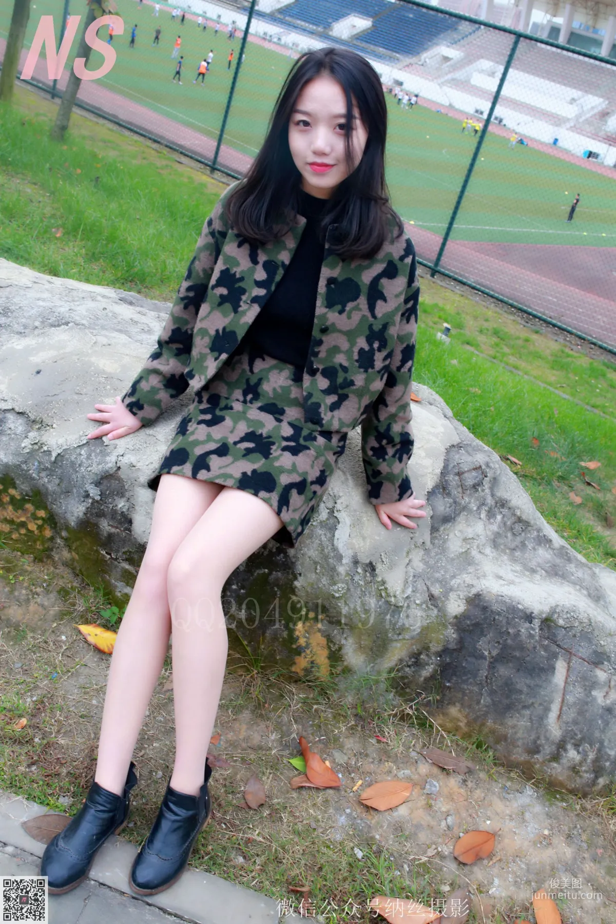 Wei Wei 'Camouflage Girl Outdoor Silk Stockings' [NASI] NO.095 Photo Set photo 19