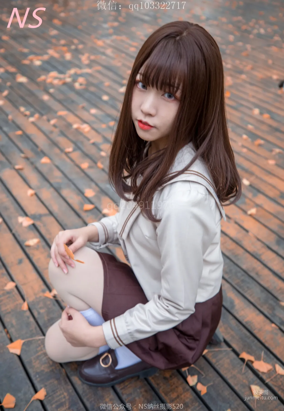 枫之少女《白丝肉丝萌萌哒的枫》 [纳丝摄影] 写真集11