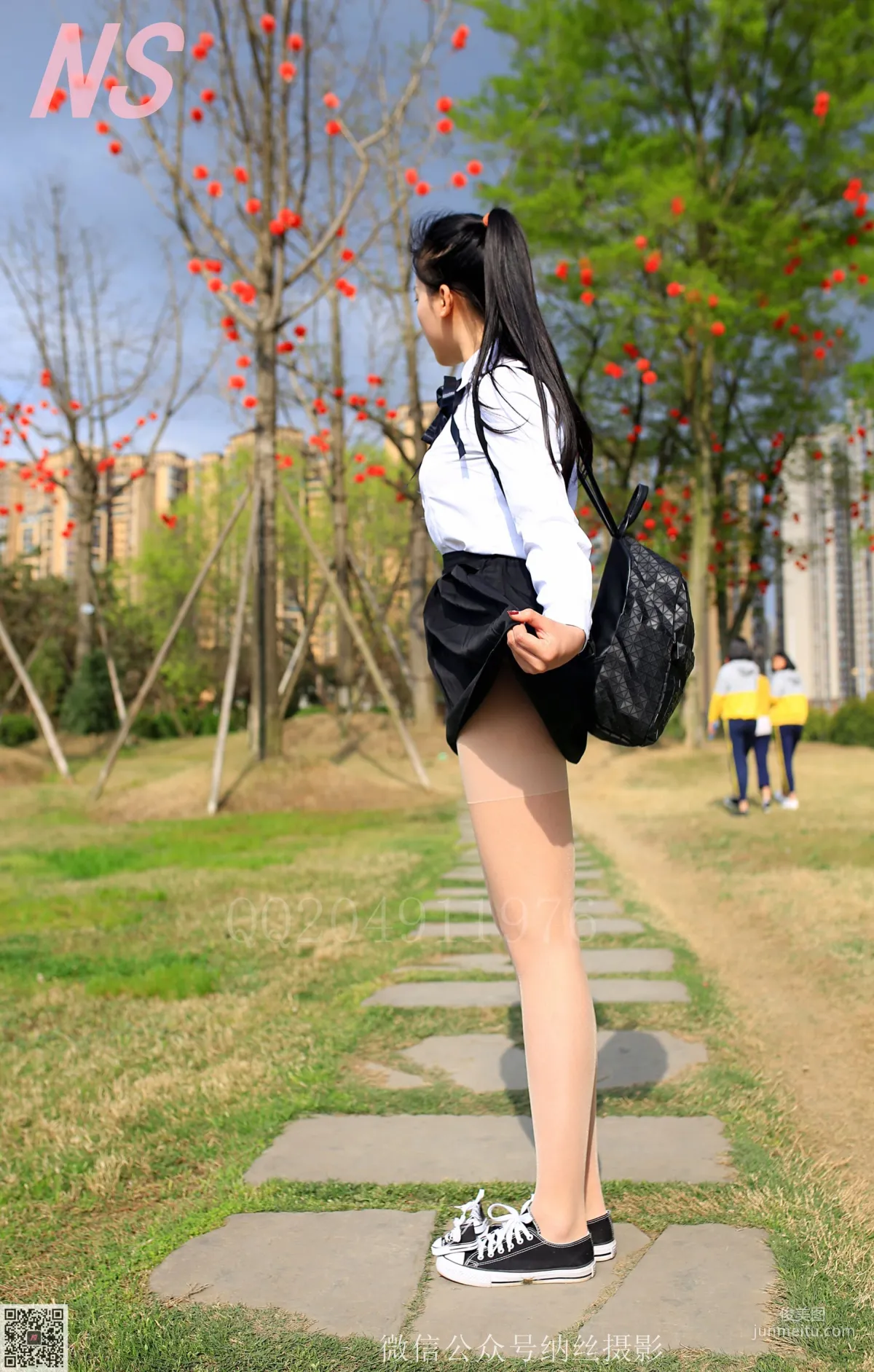 A＋妹《学妹肉丝》 [纳丝摄影] NO.122 写真集25