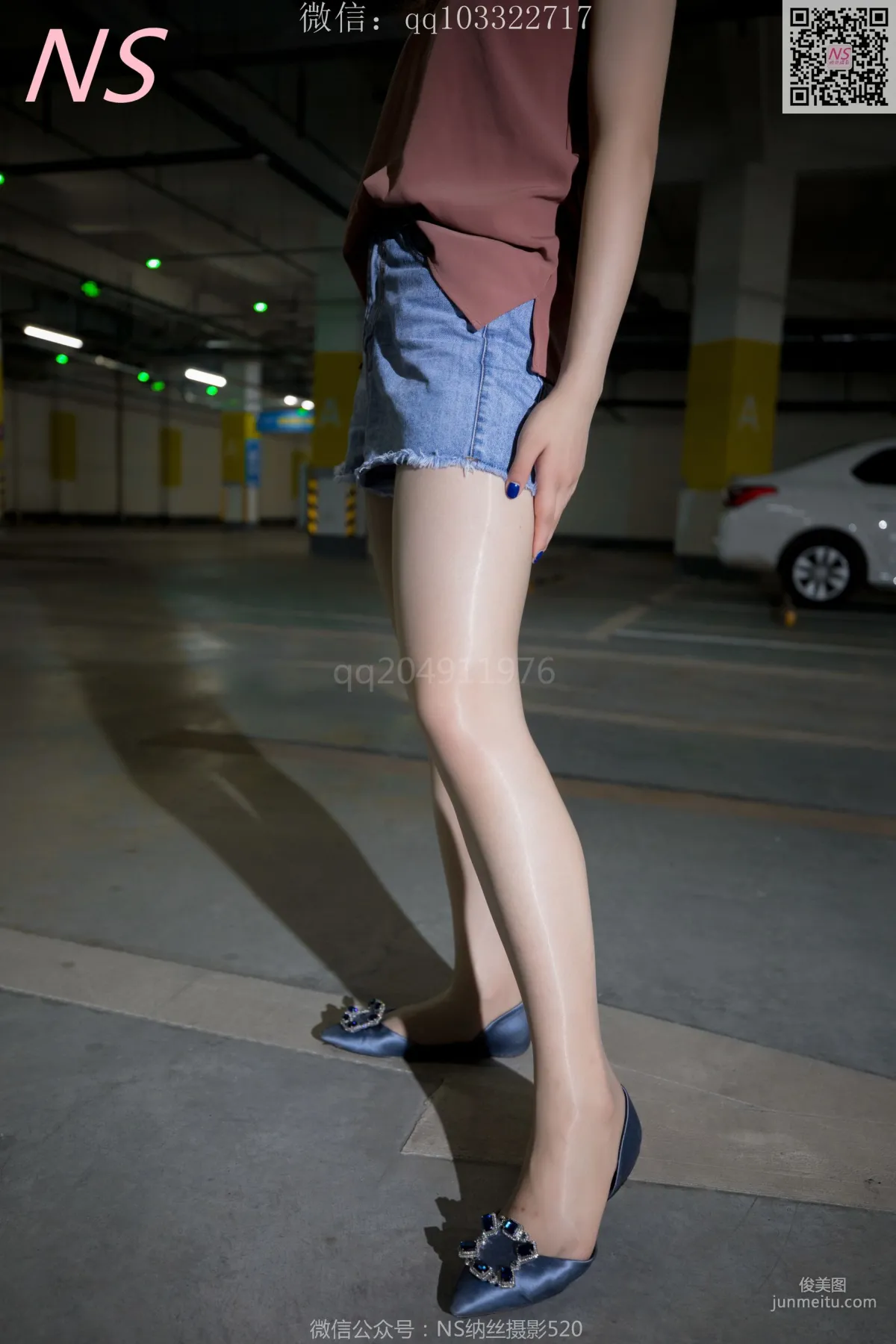 Xiao Zhuyin "The Stocking-Legged Girl in the Underground Garage" [NASI] Photo Set photo 2