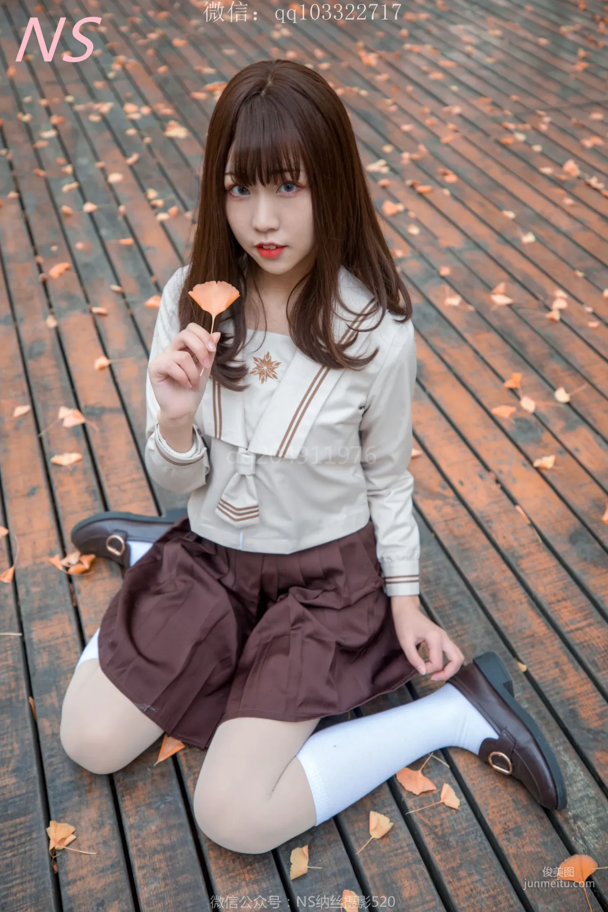枫之少女《白丝肉丝萌萌哒的枫》 [纳丝摄影] 写真集8