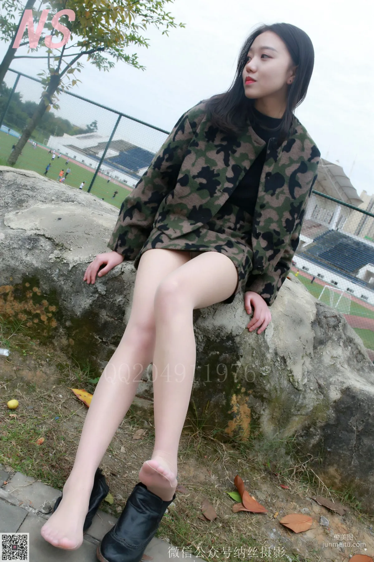 Wei Wei 'Camouflage Girl Outdoor Silk Stockings' [NASI] NO.095 Photo Set photo 36