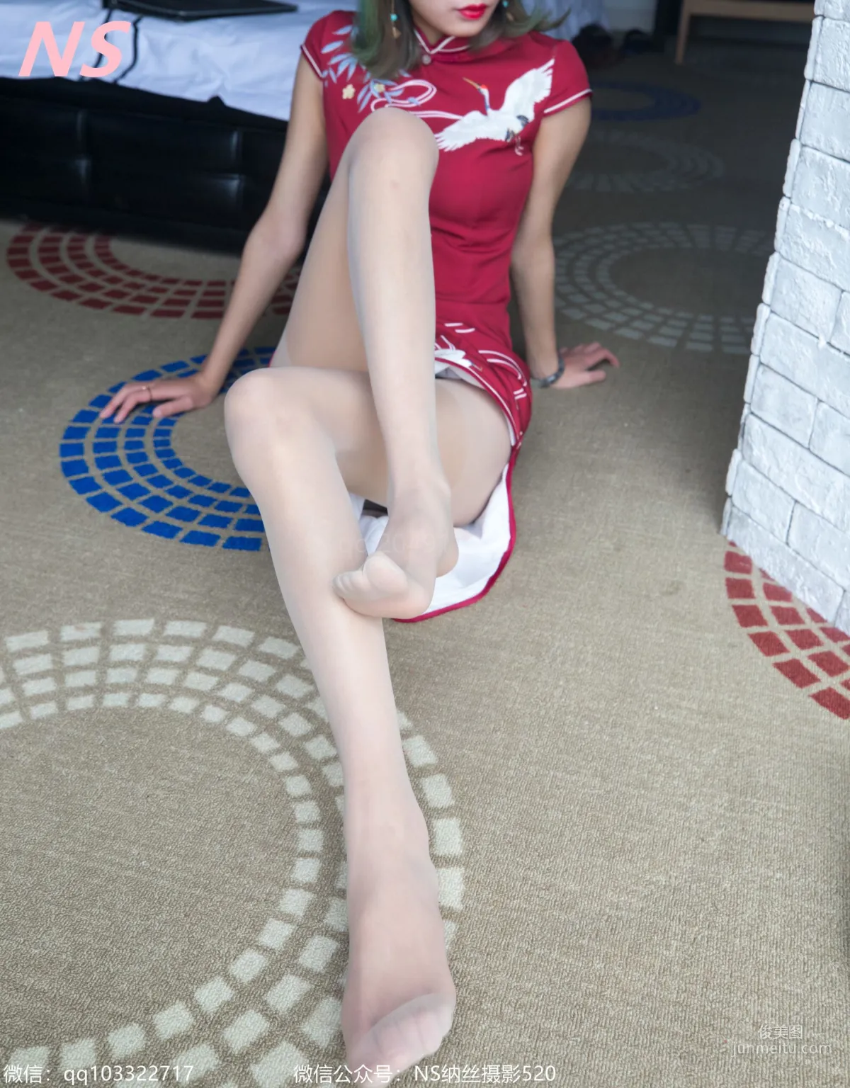 Zhang Ruoruo, Qipao and Stockings [NASI] Photo Set photo 35