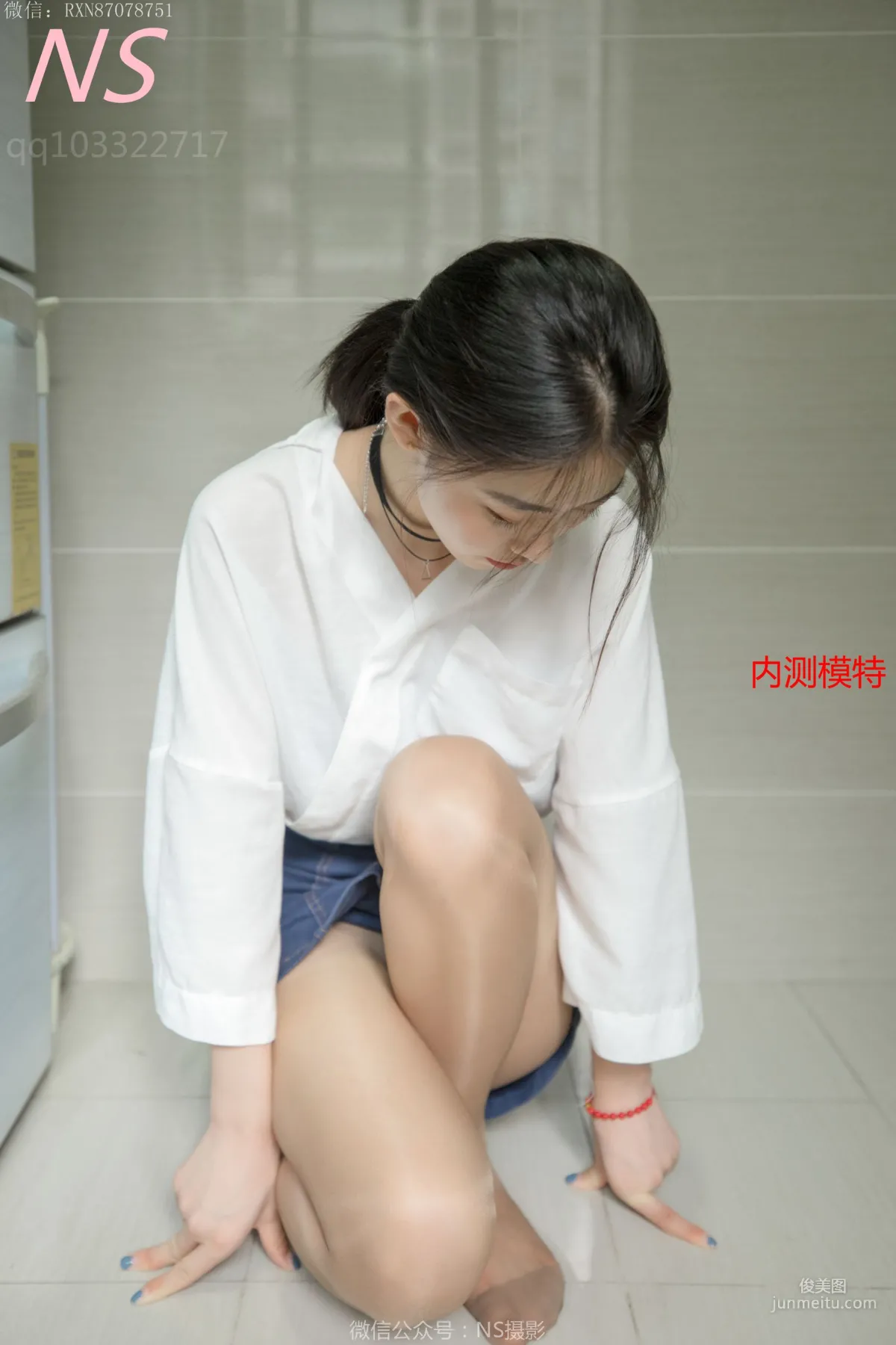 小狐狸《純純女孩居家肉絲》 [納絲攝影] 寫真集 35