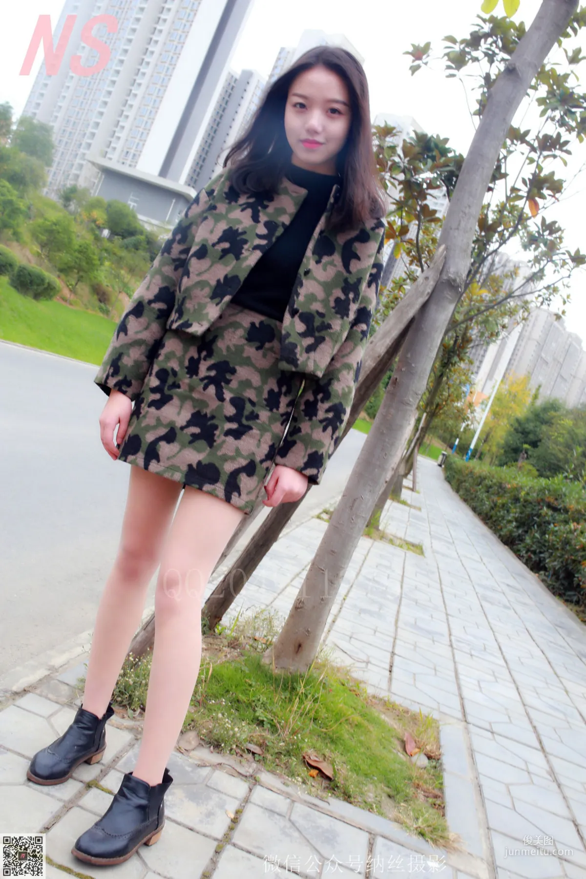 Wei Wei 'Camouflage Girl Outdoor Silk Stockings' [NASI] NO.095 Photo Set photo 5