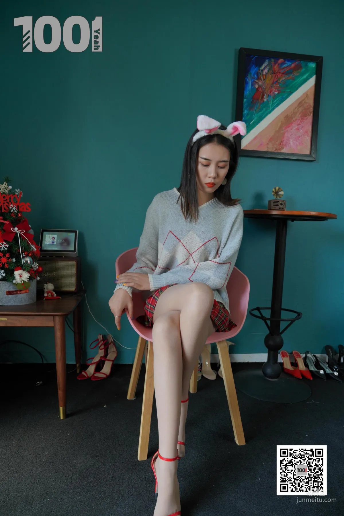 Xi Gua Condensed Capsule Christmas Special 2 [One Thousand and One Nights IESS] Stockings and Beautiful Legs Photo Set photo 36