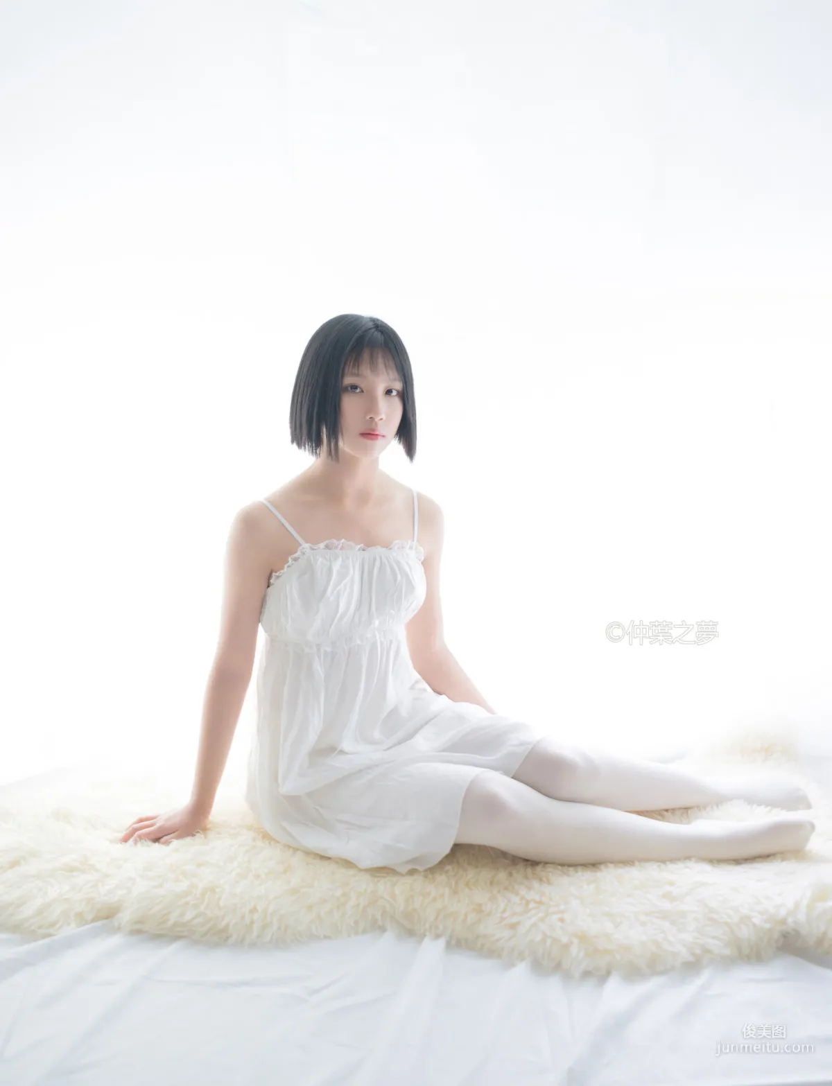 《清纯白吊带裙》 [轻兰映画] Grand.001 写真集1