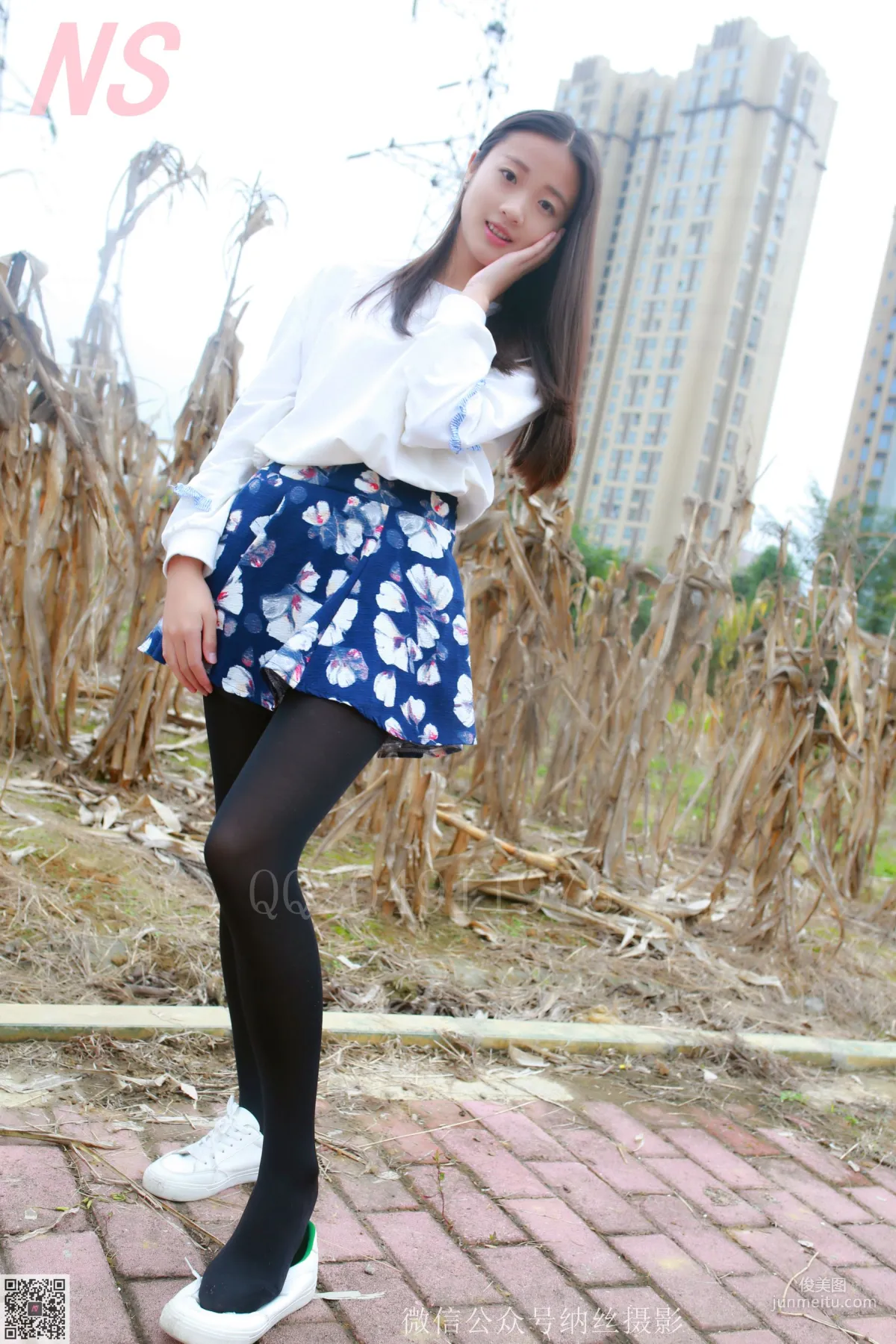 Chen Nuanyang "Denim Shorts, Black Stockings" [NASI] NO.061 Photo Set photo 4