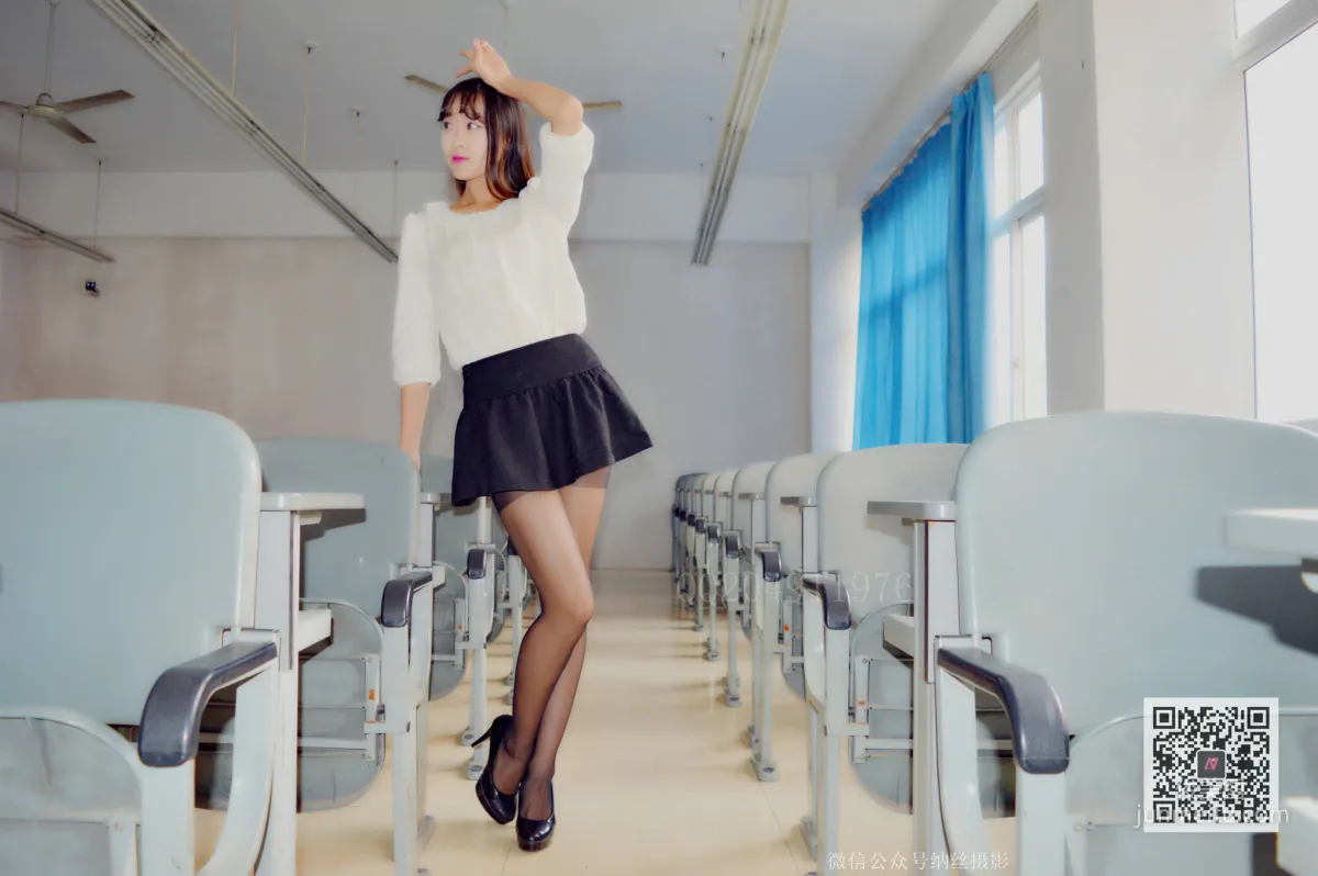 Wu Xueer, Pure Girl Classroom Black Stockings [NASI] NO.021 Photo Set photo 2