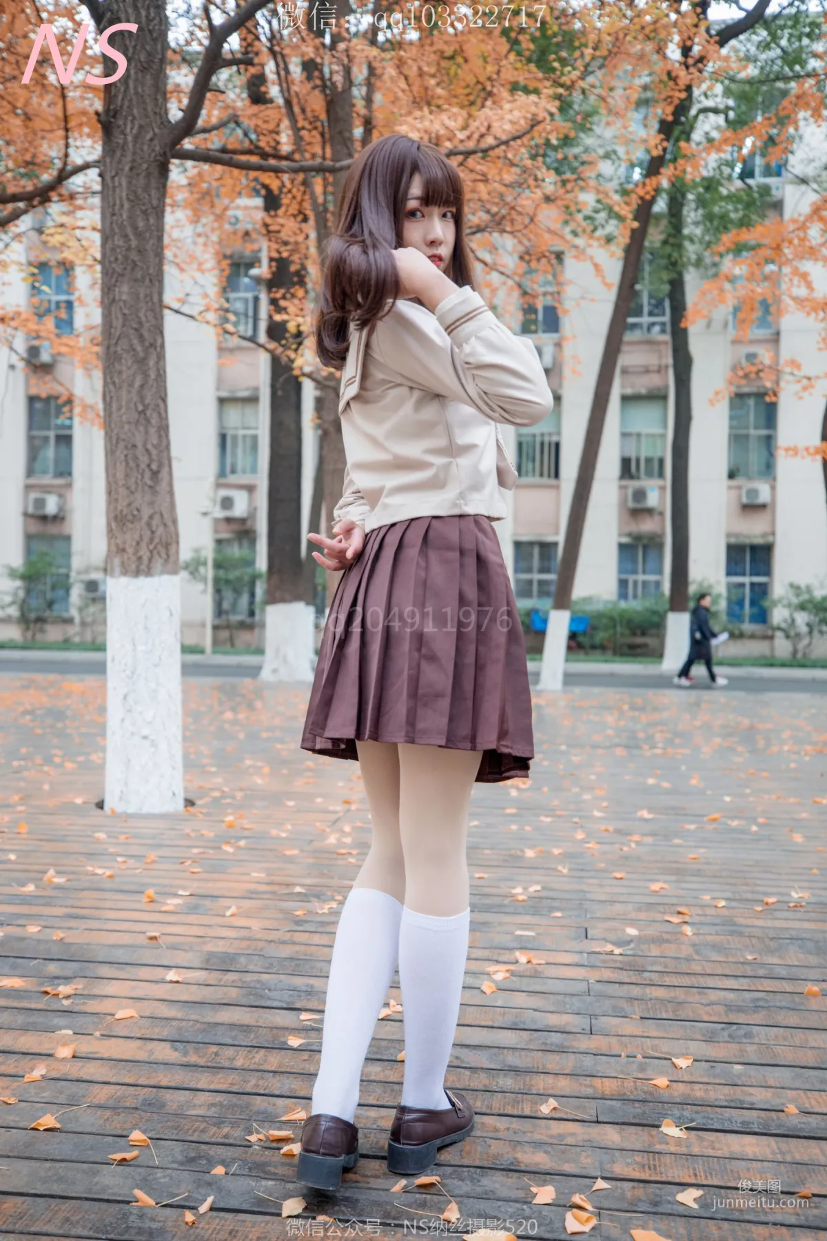 枫之少女《白丝肉丝萌萌哒的枫》 [纳丝摄影] 写真集22