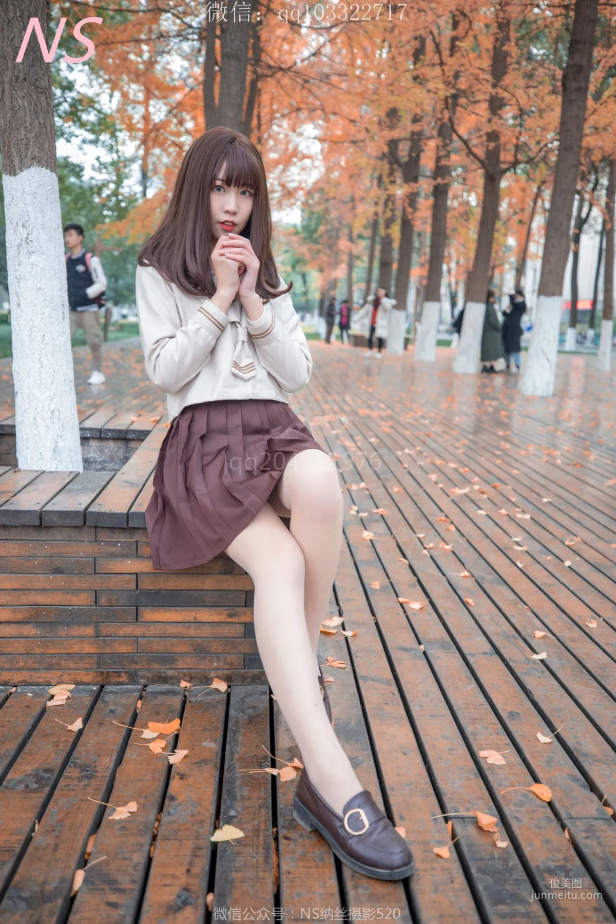 枫之少女《白丝肉丝萌萌哒的枫》 [纳丝摄影] 写真集34