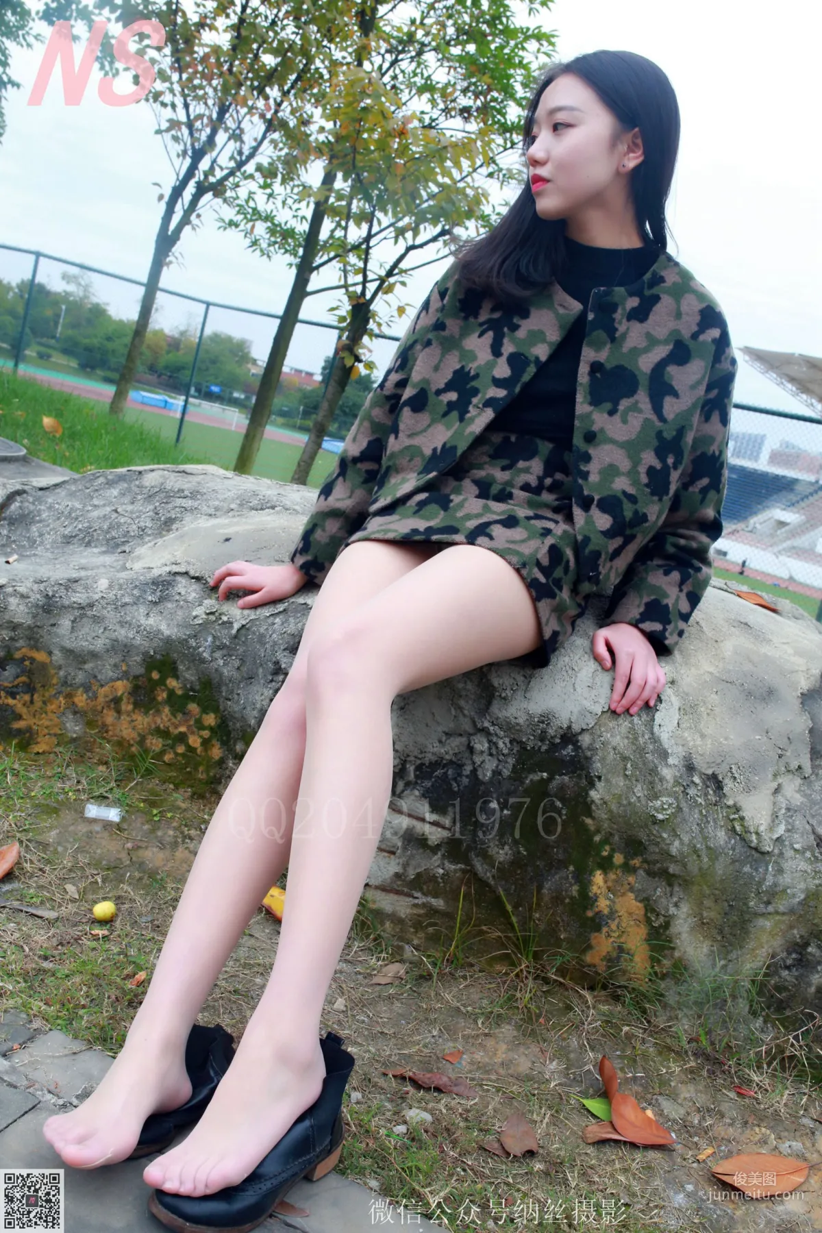 Wei Wei 'Camouflage Girl Outdoor Silk Stockings' [NASI] NO.095 Photo Set photo 31