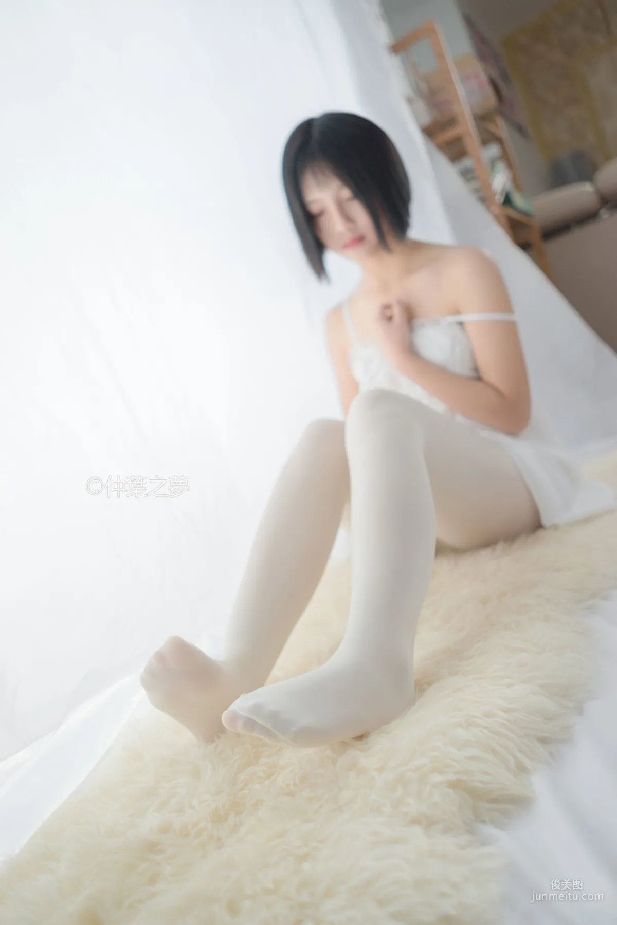 《清纯白吊带裙》 [轻兰映画] Grand.001 写真集23