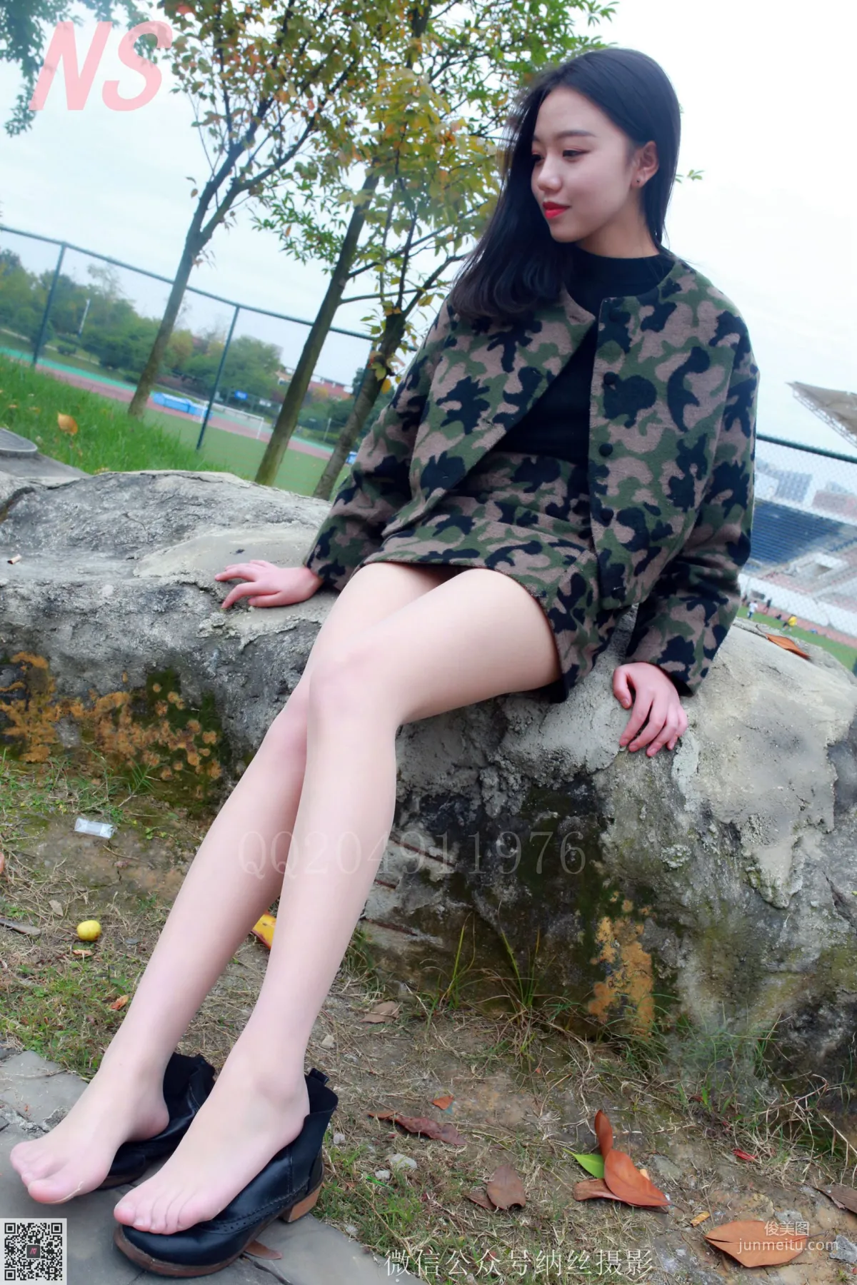 Wei Wei 'Camouflage Girl Outdoor Silk Stockings' [NASI] NO.095 Photo Set photo 30
