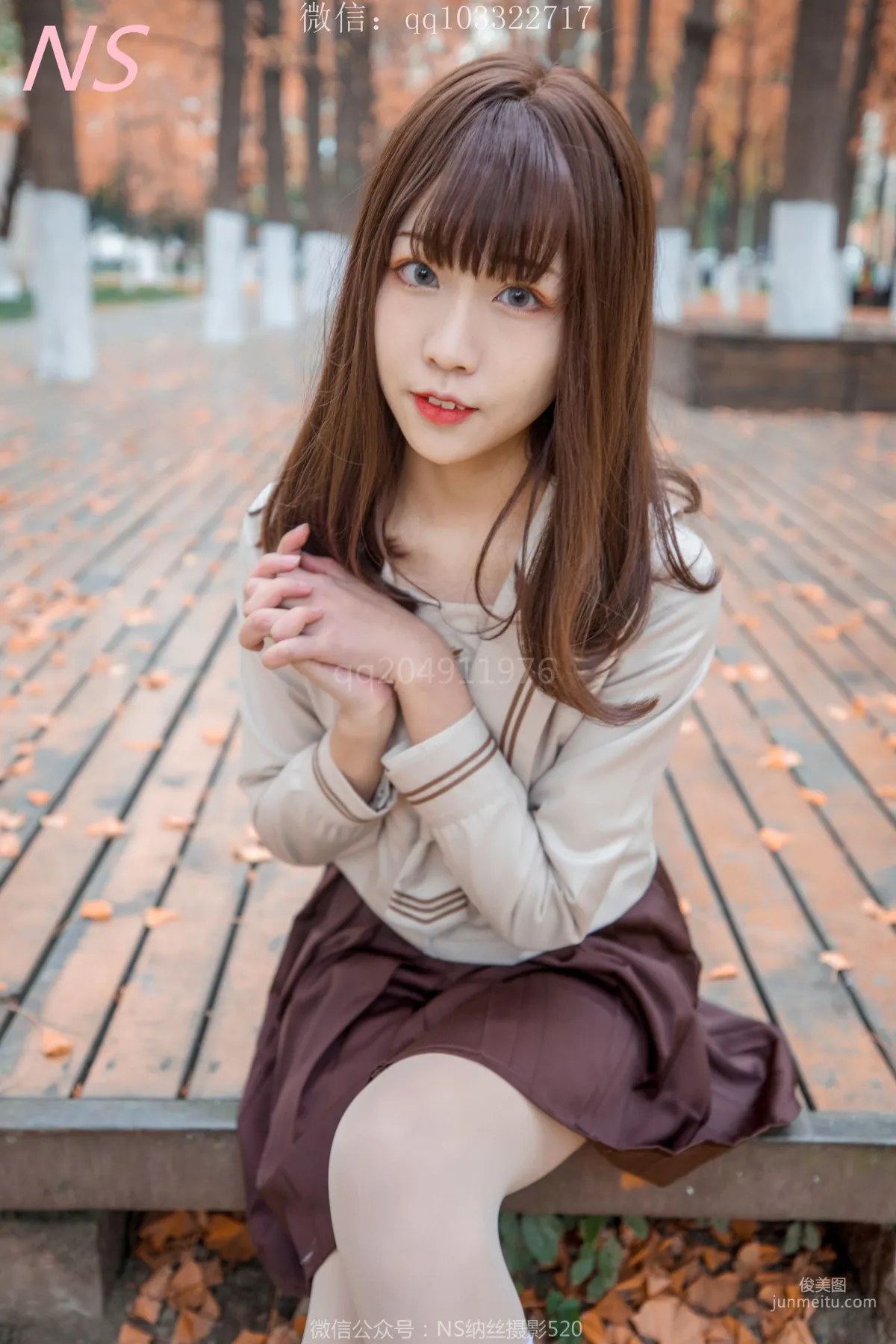 枫之少女《白丝肉丝萌萌哒的枫》 [纳丝摄影] 写真集26