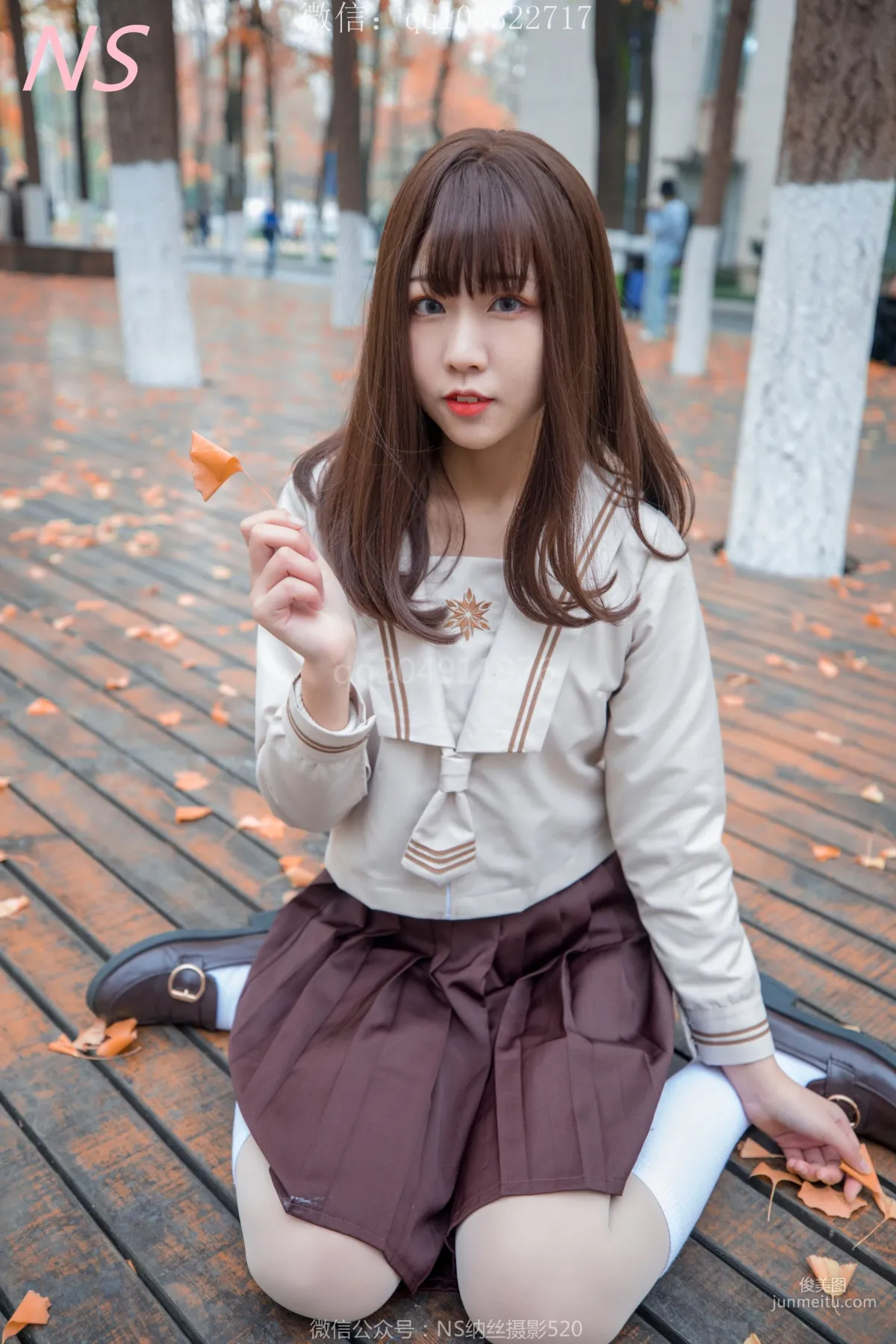 枫之少女《白丝肉丝萌萌哒的枫》 [纳丝摄影] 写真集5