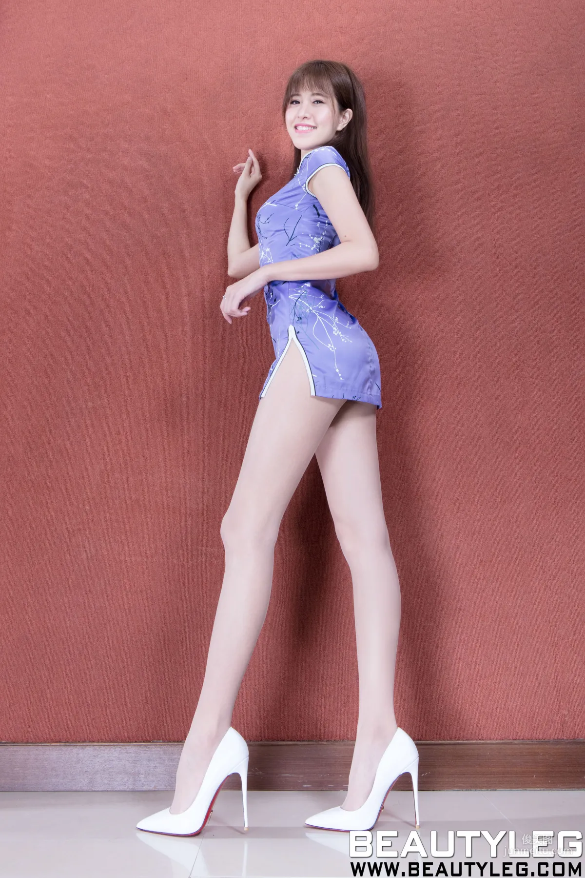 腿模Olivia《肉絲旗袍+絲襪美腿》 [Beautyleg] No.1851 寫真集 6