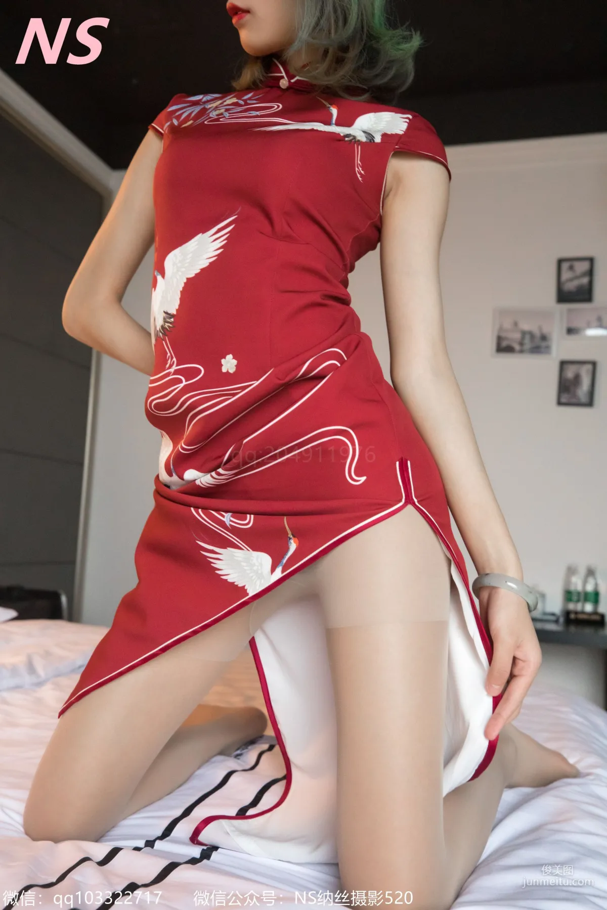 Zhang Ruoruo, Qipao and Stockings [NASI] Photo Set photo 53