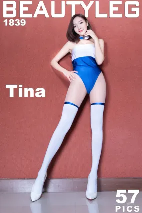 腿模Tina《高叉制服+肉絲襪美腿》 [Beautyleg] No.1839 寫真集