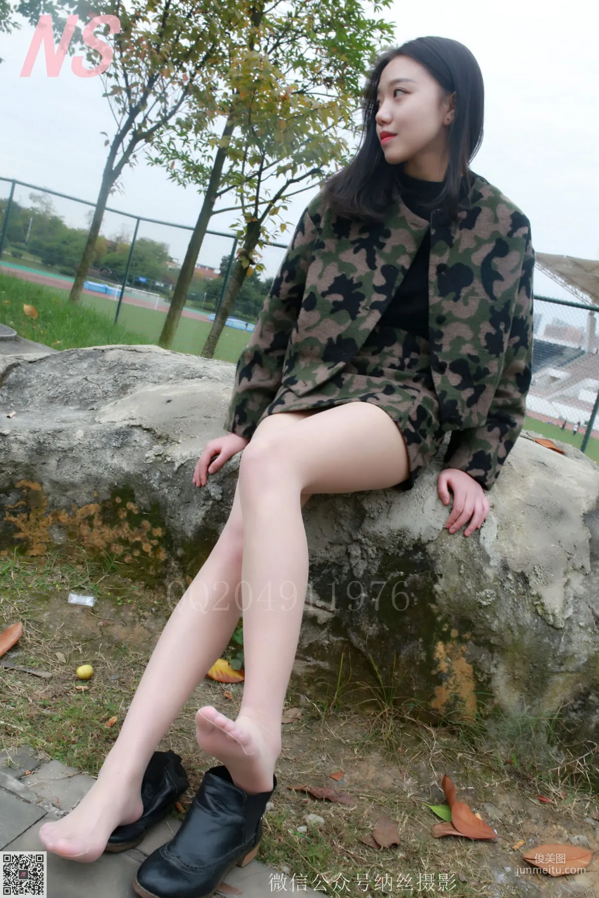 Wei Wei 'Camouflage Girl Outdoor Silk Stockings' [NASI] NO.095 Photo Set photo 35