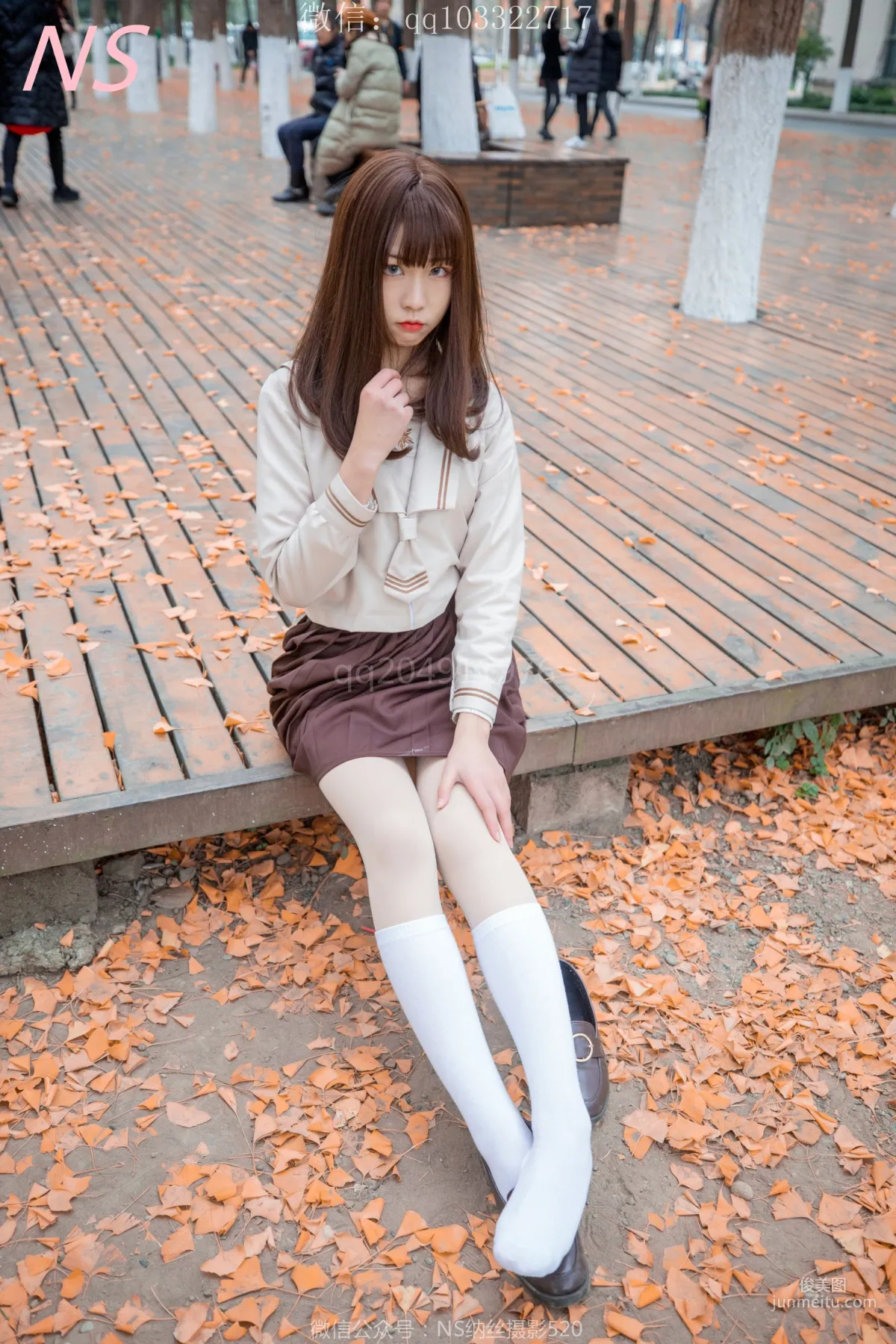 枫之少女《白丝肉丝萌萌哒的枫》 [纳丝摄影] 写真集31