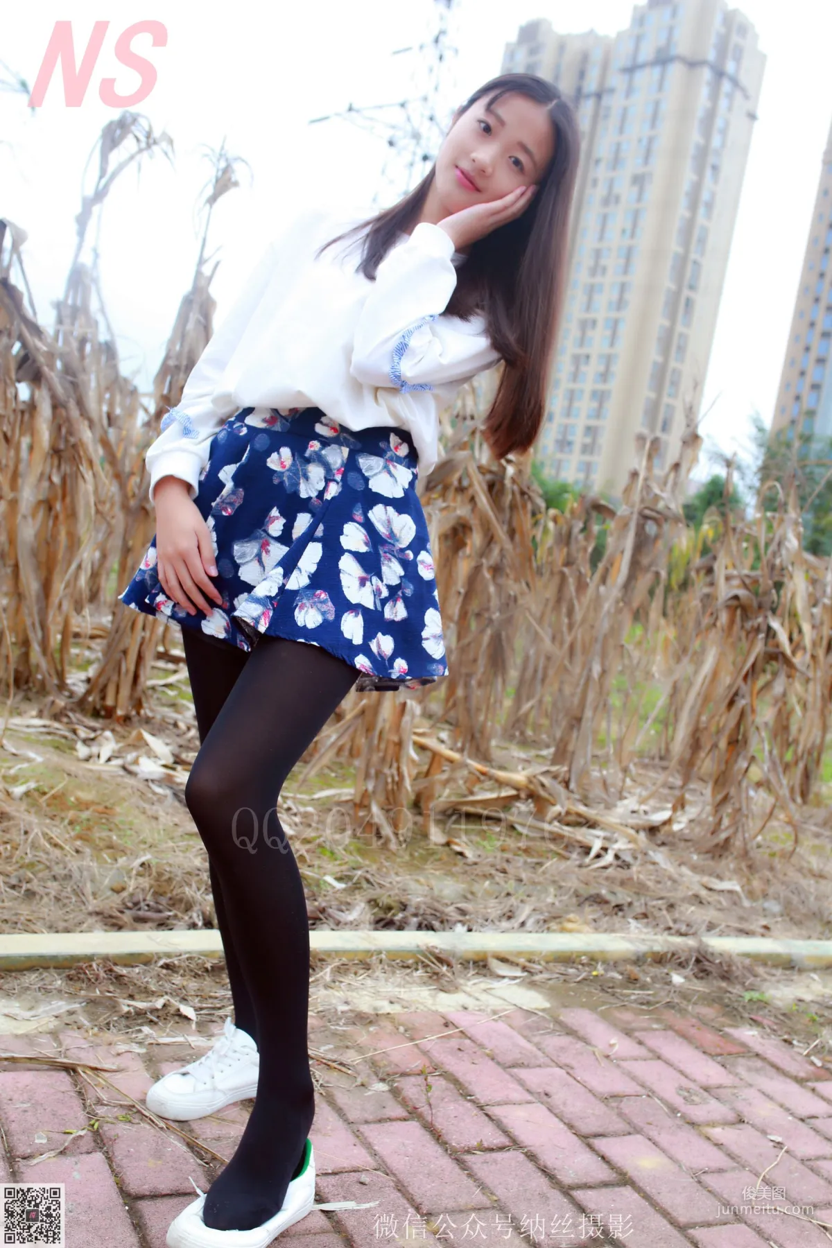 Chen Nuanyang "Denim Shorts, Black Stockings" [NASI] NO.061 Photo Set photo 2