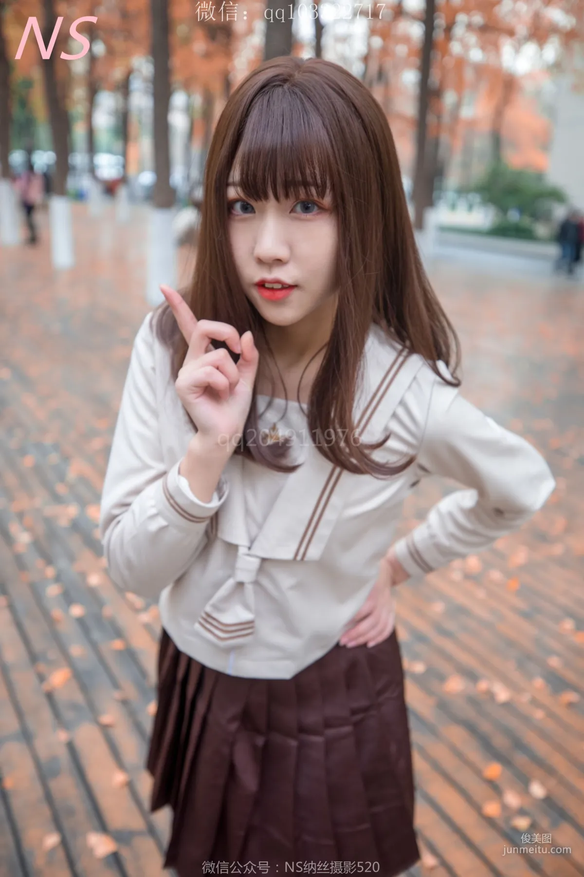 枫之少女《白丝肉丝萌萌哒的枫》 [纳丝摄影] 写真集4