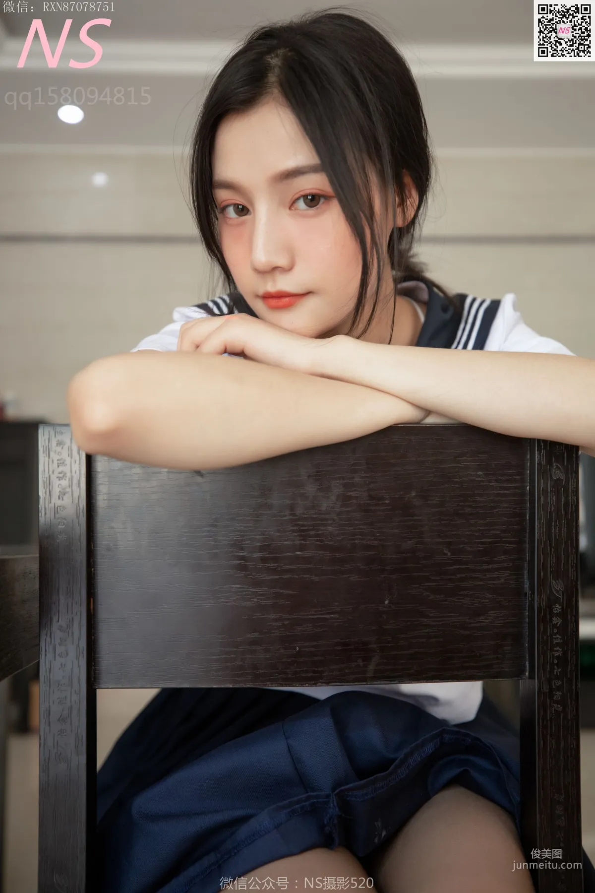子涵《黑色丝袜的家居生活》 [纳丝摄影] 写真集38