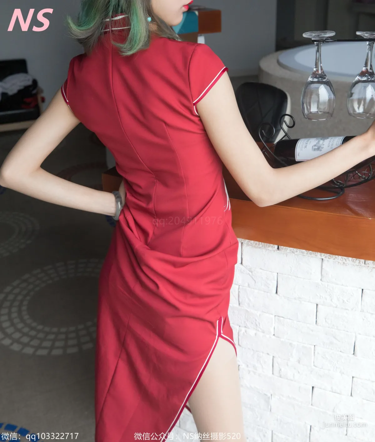 Zhang Ruoruo, Qipao and Stockings [NASI] Photo Set photo 40