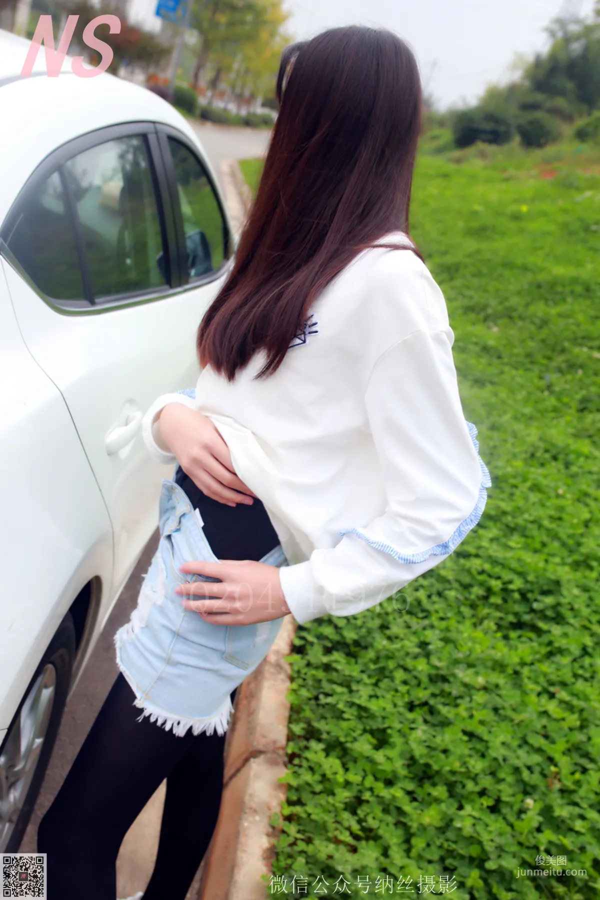 Chen Nuanyang "Denim Shorts, Black Stockings" [NASI] NO.061 Photo Set photo 21