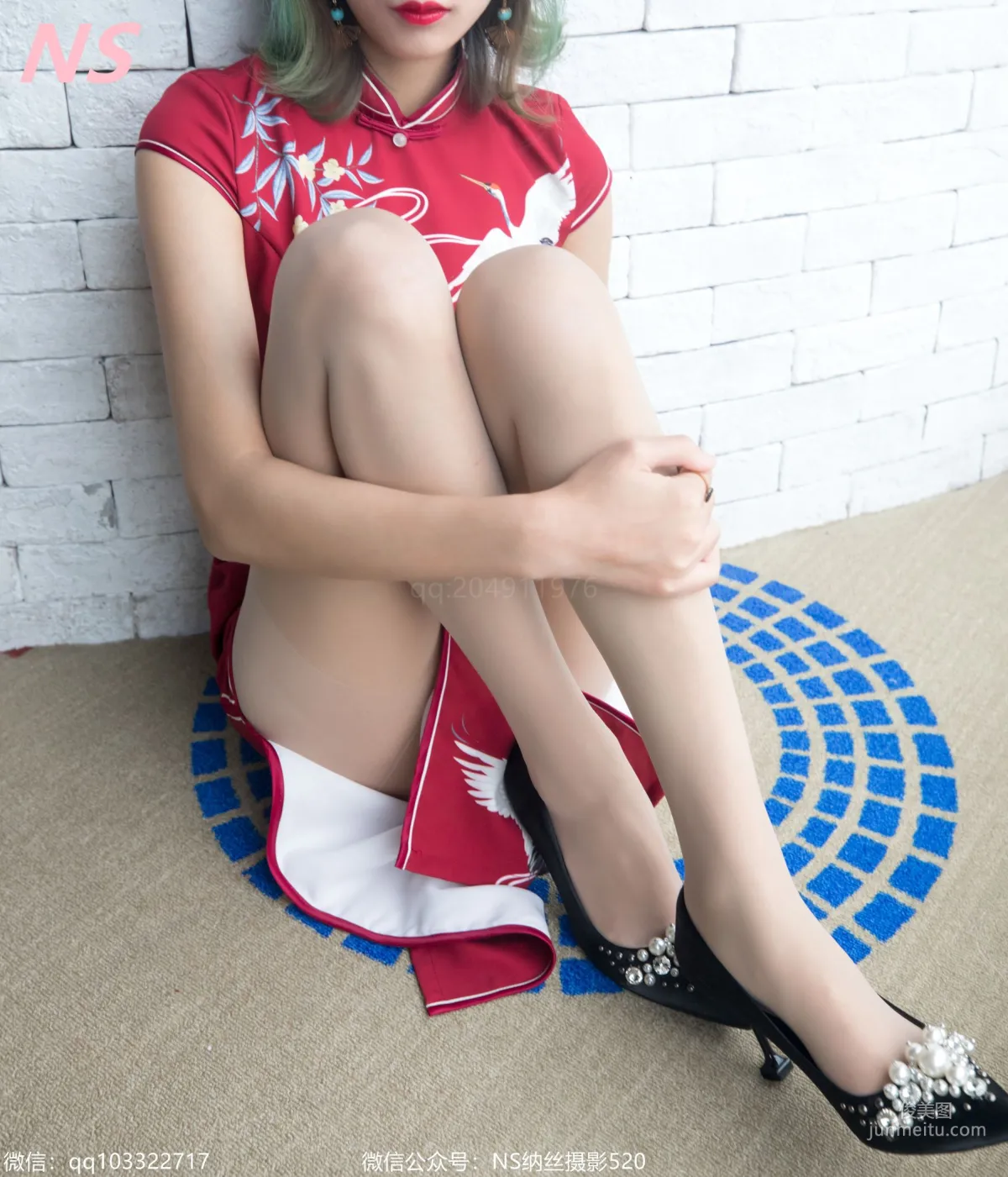 Zhang Ruoruo, Qipao and Stockings [NASI] Photo Set photo 12